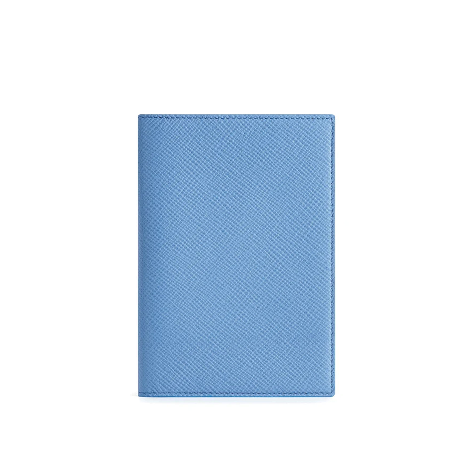 Smythson - Panama Passport Cover - Nile Blue - Fodral & korthållare - Blå