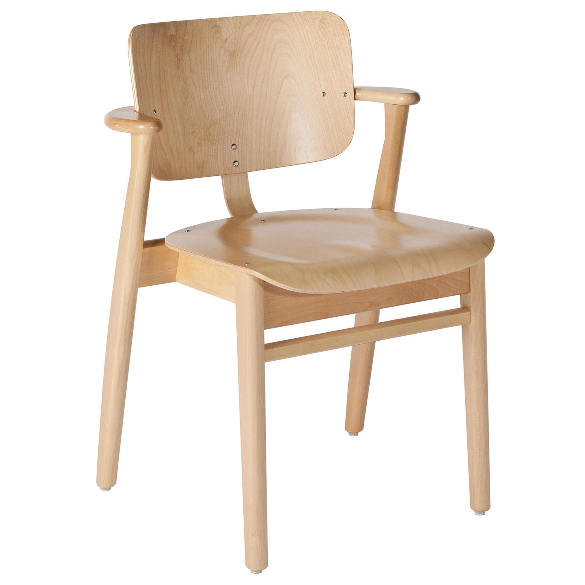 Artek - Domus Chair, Klarlackad bj&ouml;rk - Matstolar - Ilmari Tapiovaara - Tr&auml;f&auml;rgad - Tr&auml;