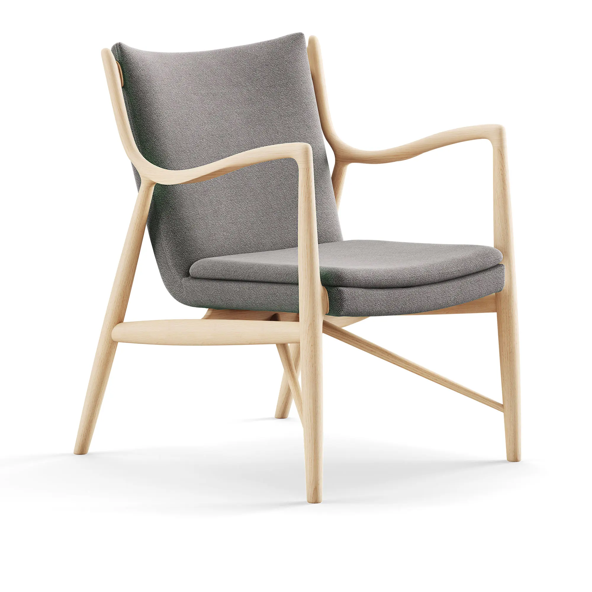 45 fåtölj Clear oiled oak