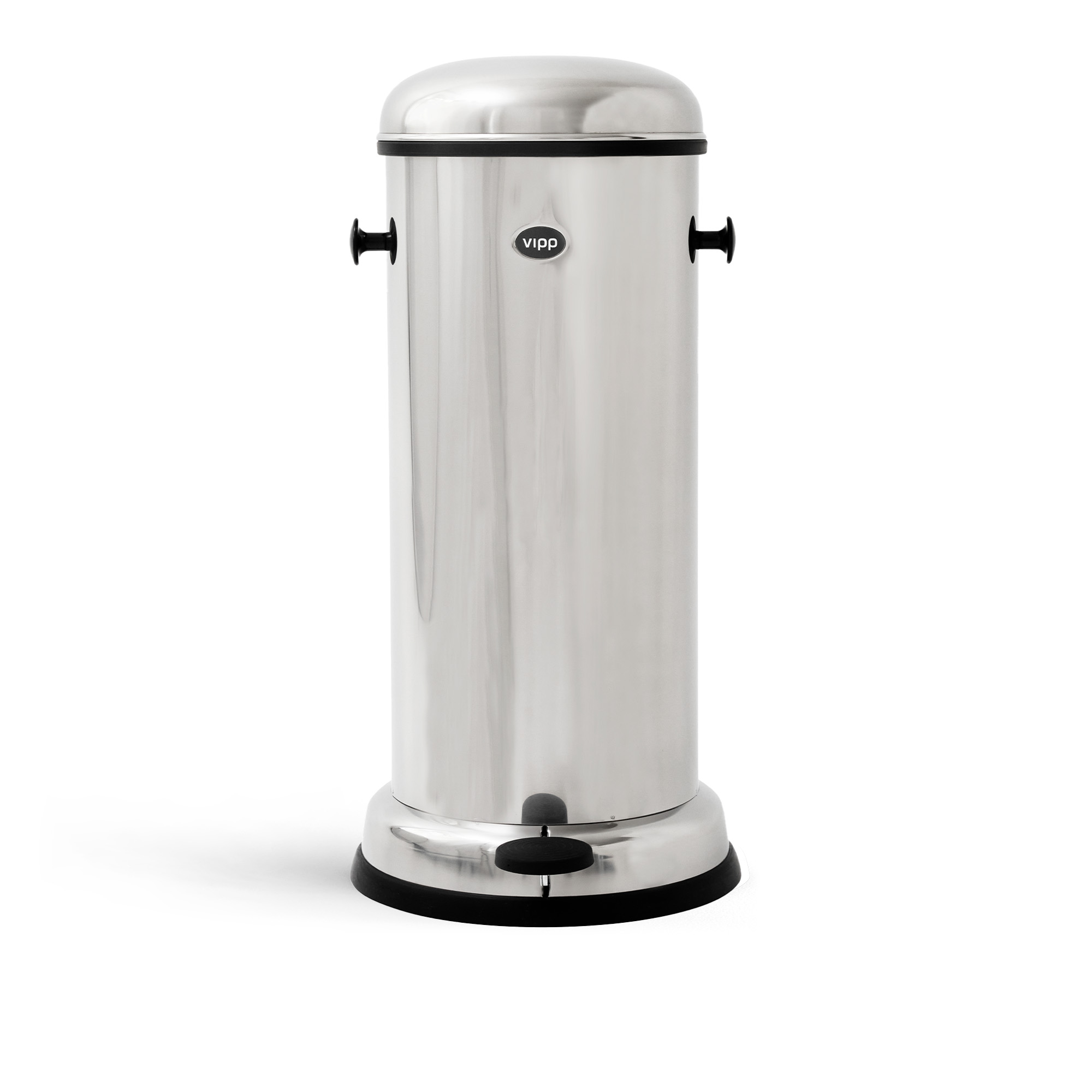 Vipp - Vipp16 soptunna pedal 18L rostfritt stål - Pedalhinkar - Silver | Inredning - Badrumsinredning - Pedalhinkar | Möbelexperten