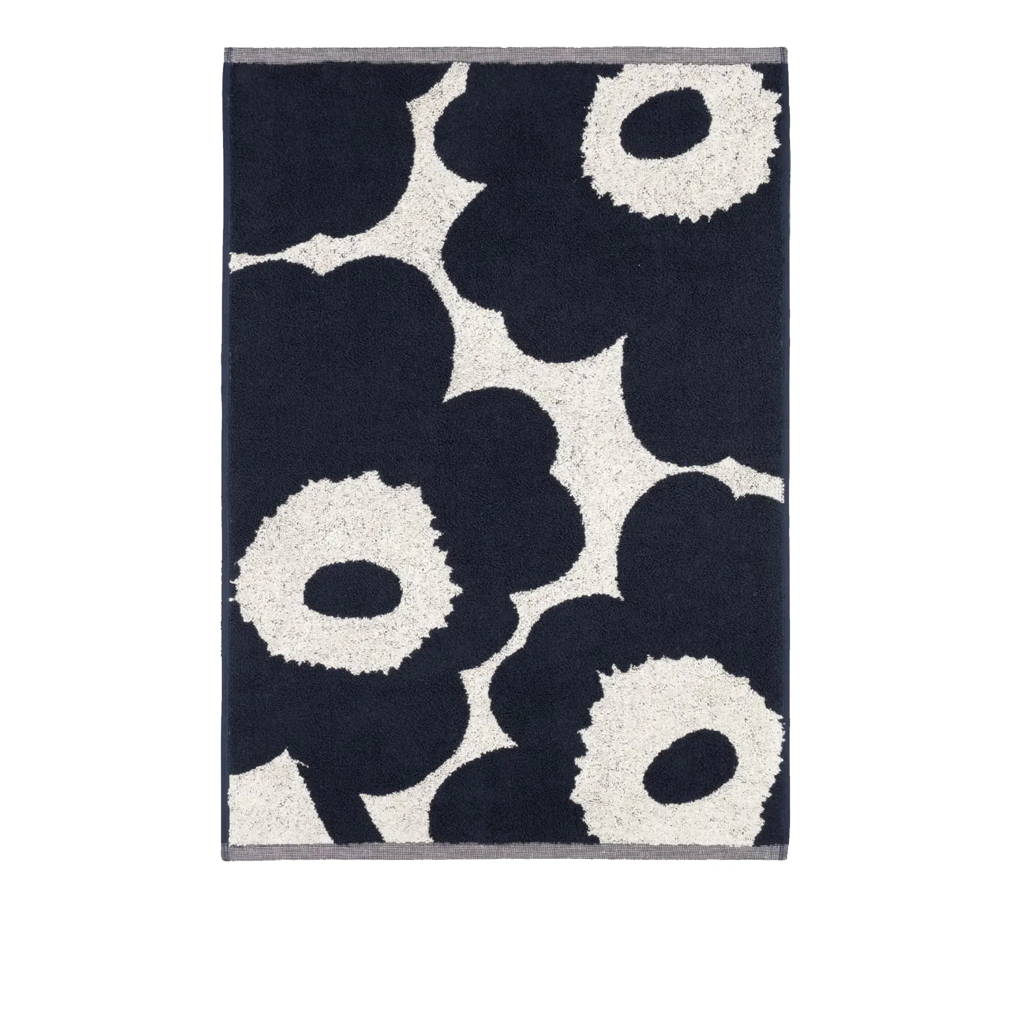 Unikko handhandduk 50x70 cm Off White Dark Blue