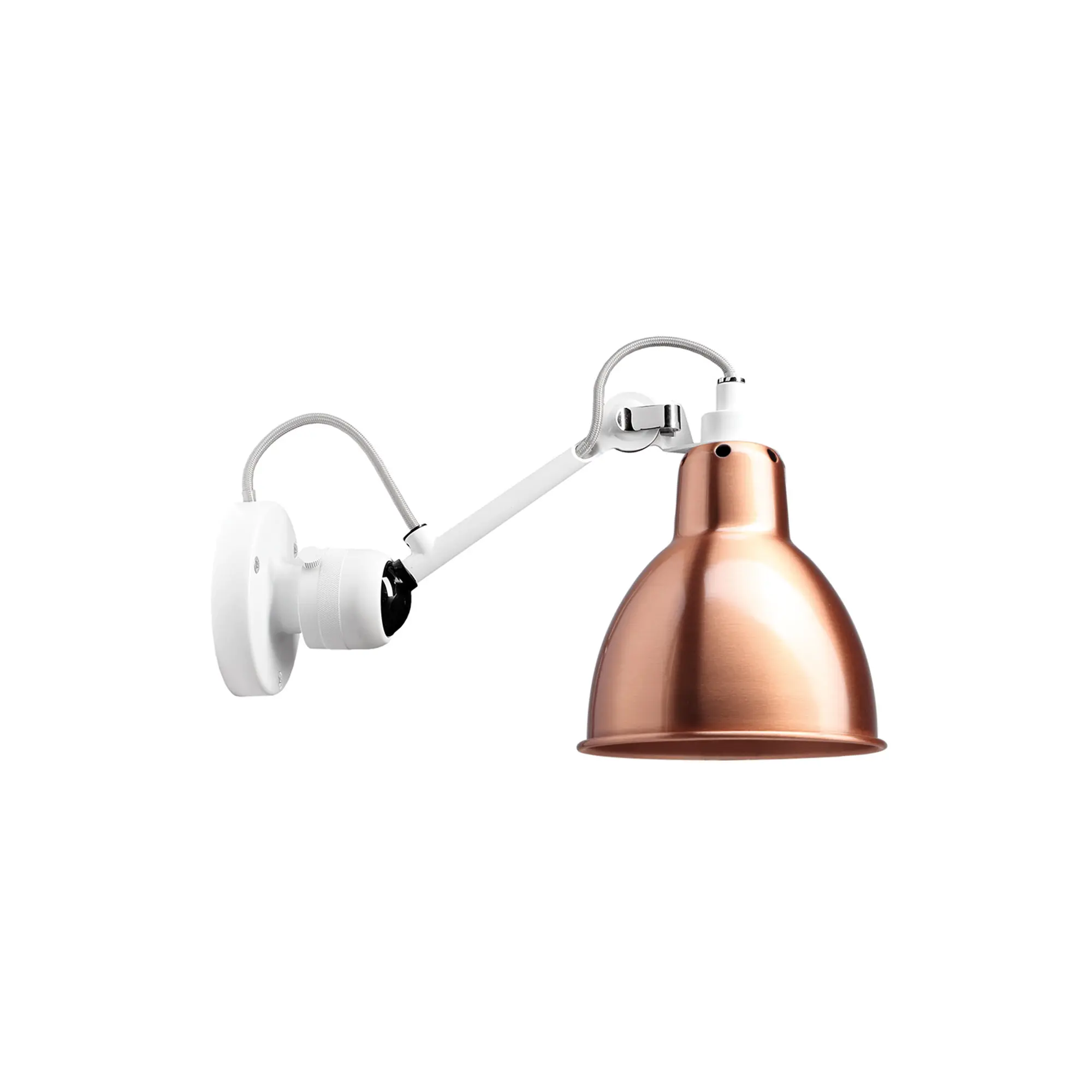 Lampe Gras No304 - Round - Vit bas