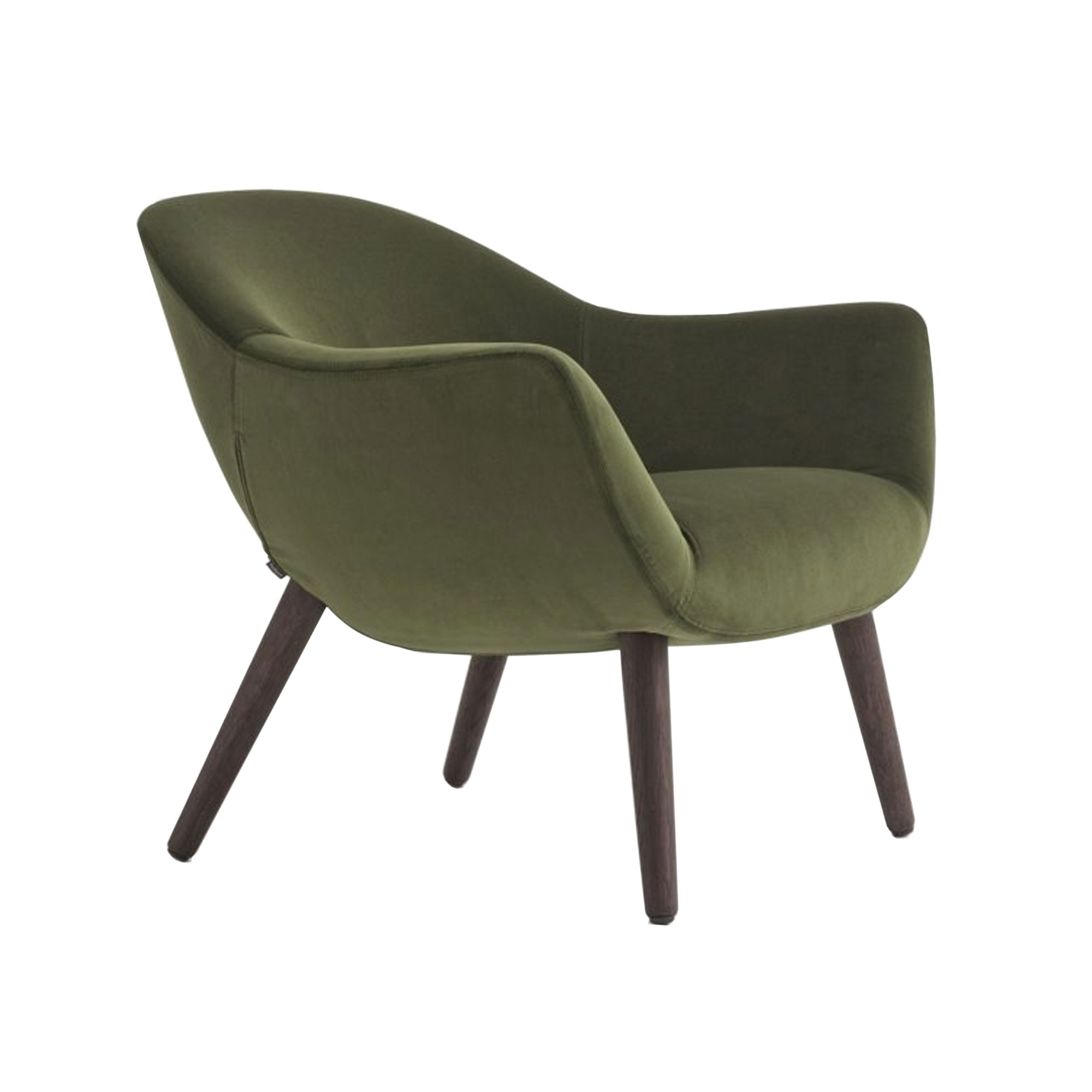 Poliform - Mad Chair Spessart Oak Base, Upholstery Inner  Outer Structure Silk 01 Crema - Fåtöljer - Marcel Wanders - Brun - Läder/Trä