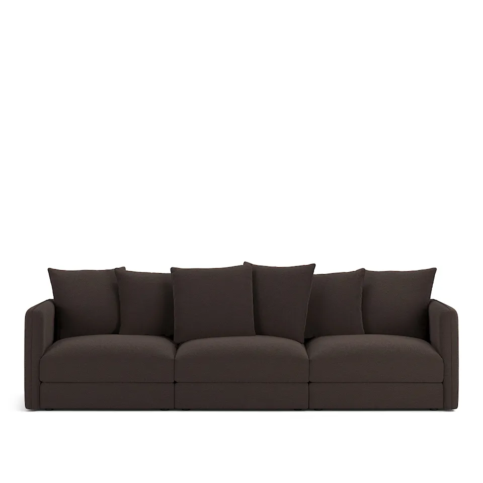 Pavarotti 3-Seater, Fixed Cover, Cushion Variant 01, Lario 120