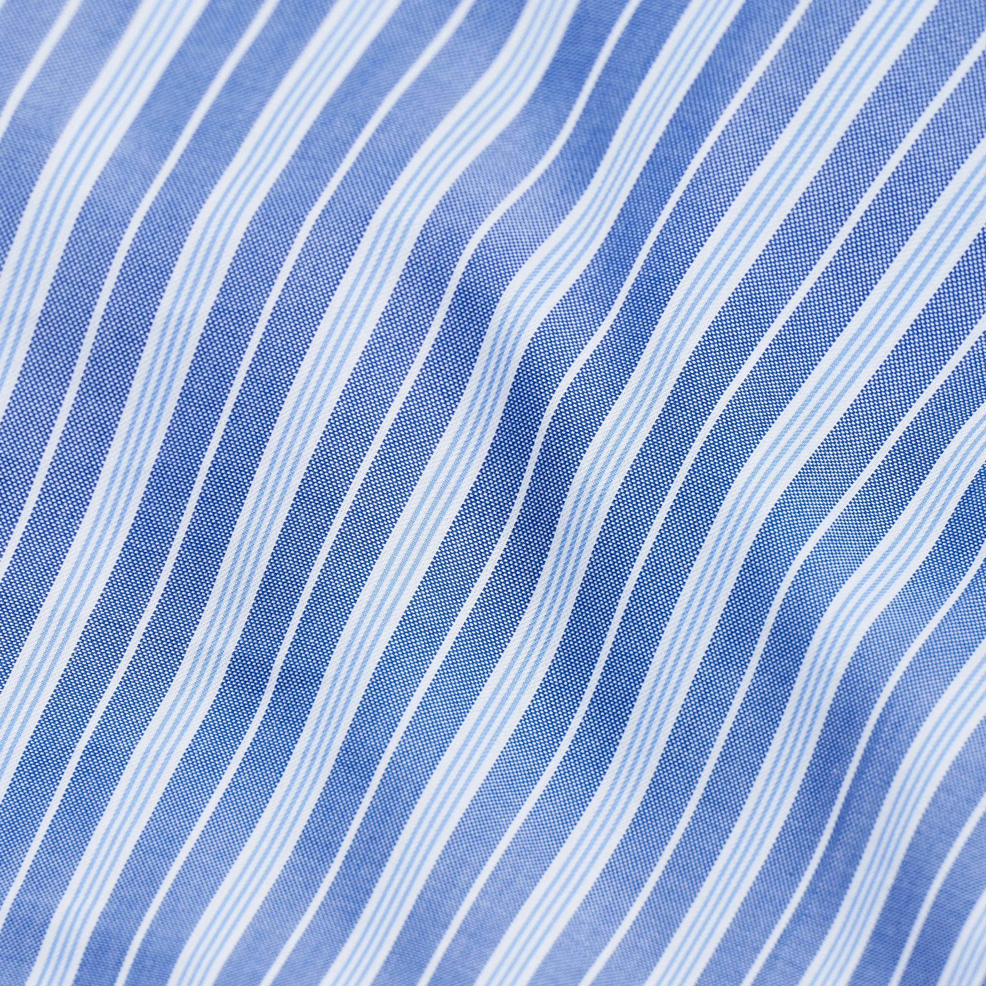Wall Street Duvet Cover Oxford Stripe Medium Blue