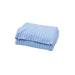 Percale stripes double duvet cover 220x220cm