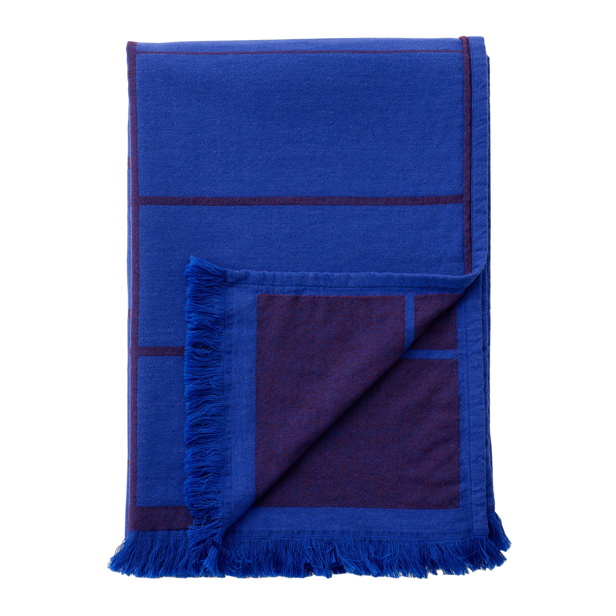 &Tradition - Untitled AP10 210 X 150 cm Electric Blue - Plädar & filtar - All The Way To Paris - Blå