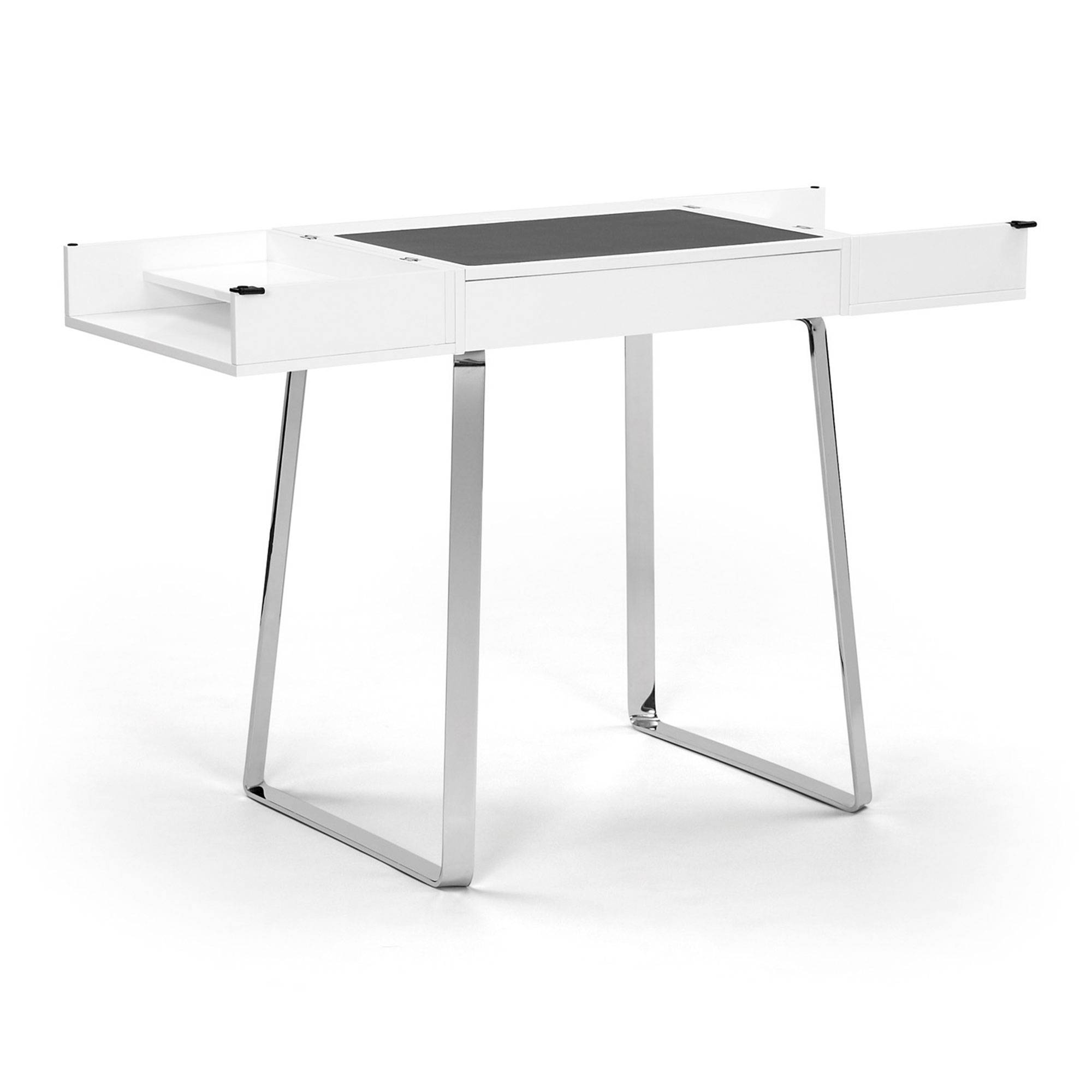 ClassiCon - Zelos, Högglansig Vit skiva - Skrivbord - Christoph Böninger - Vit - Metall/Trä