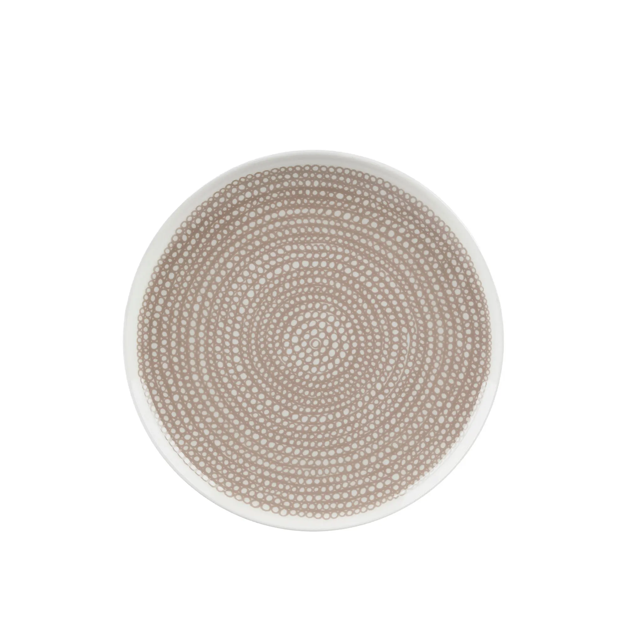 Oiva Siirtolapuutarha tallerken 25 cm white, beige