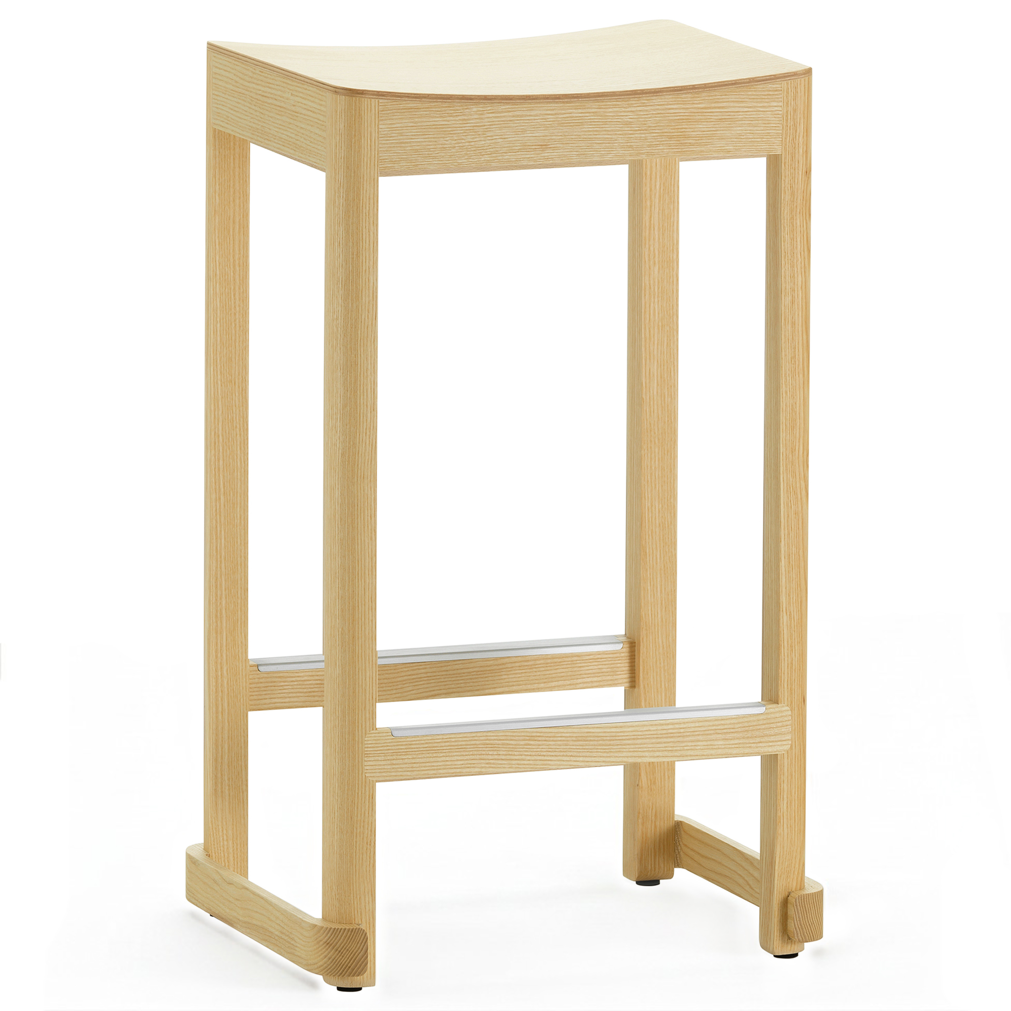 Artek - Atelier Stool 65 cm Ash Natural Lacquered - Barstolar - TAF Studio - Tr&auml;f&auml;rgad - Tr&auml;