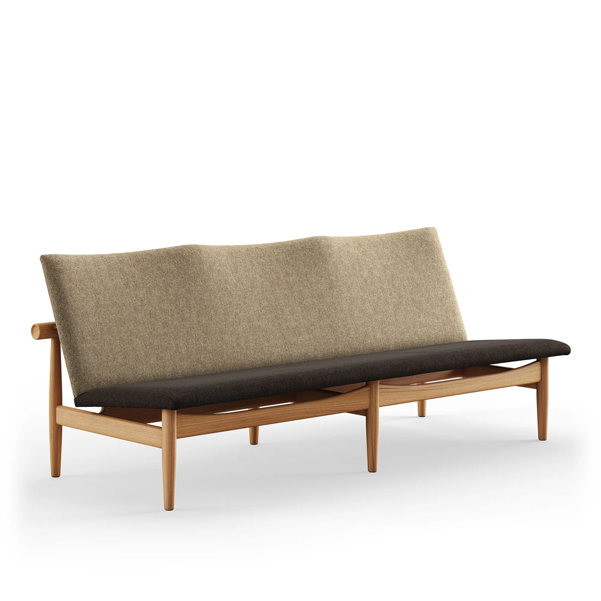 Japan sofa 3-sits Dark oiled oak