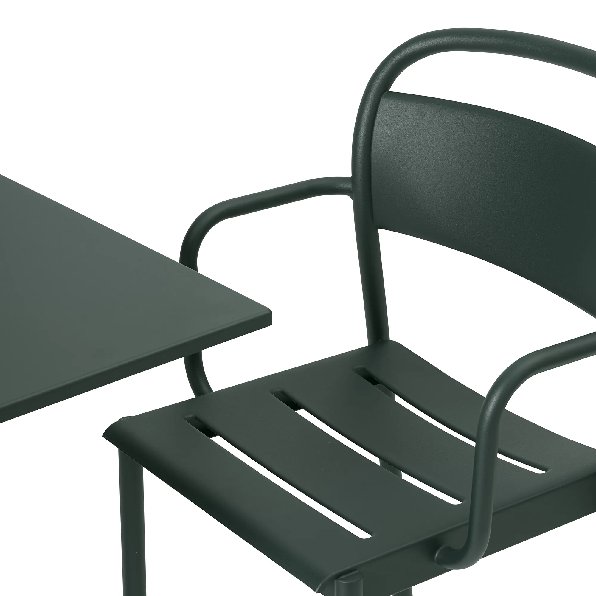 Linear Steel Armchair