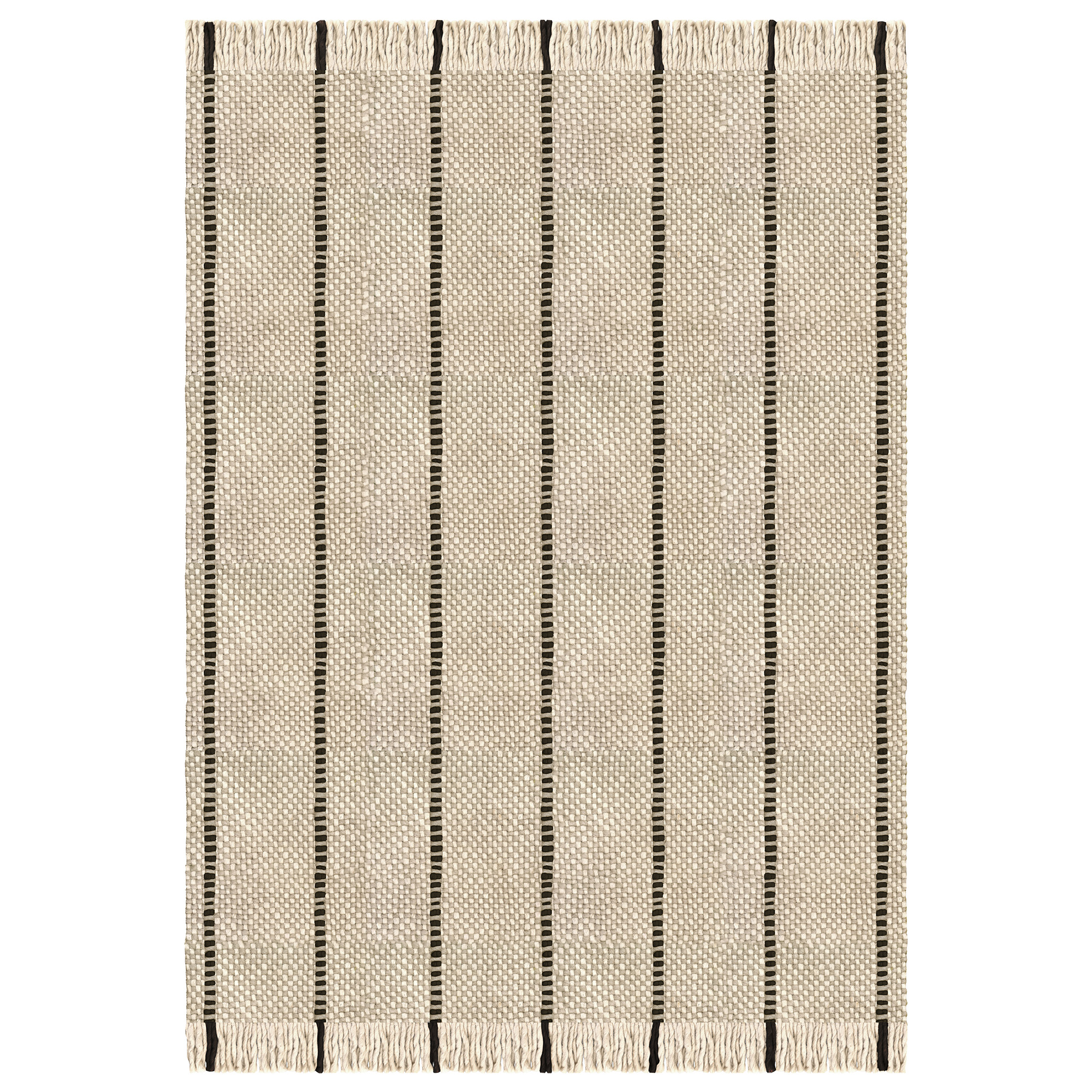 Layered - Massproductions Cord Black White 200 x 300 - Ullmattor - Massproductions