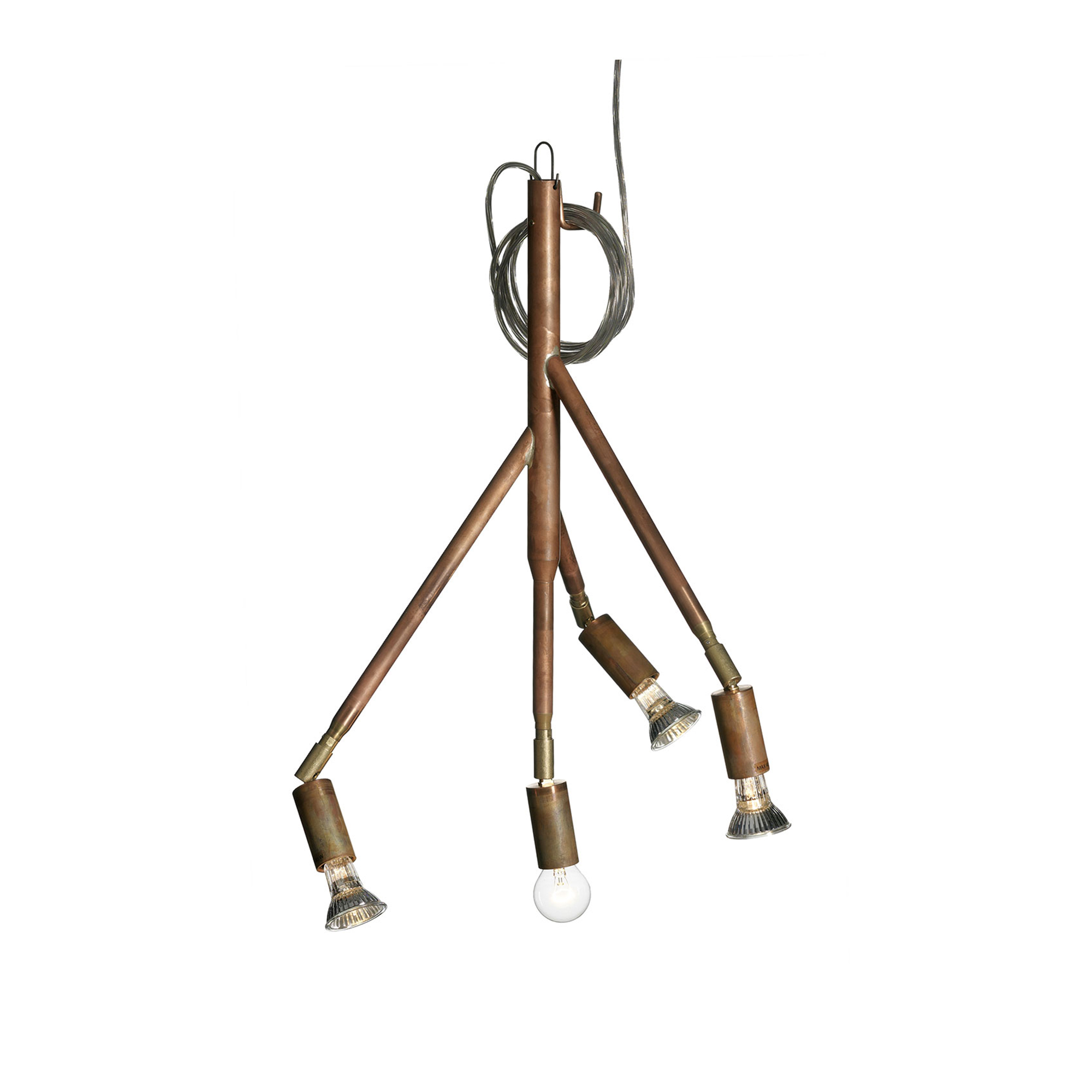 Örsjö Belysning - Kvist Taklampa, Rå Koppar, 4 armar - Takkronor - Jonas Bohlin - Koppar | Belysning - Taklampor - Takkronor | Möbelexperten