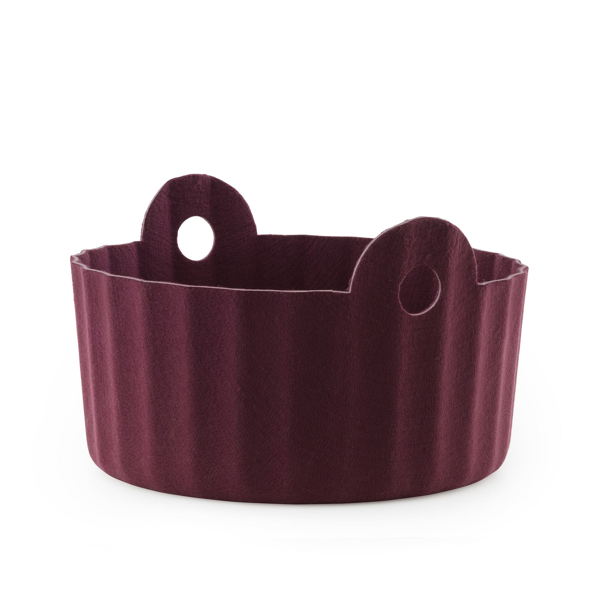 Normann Copenhagen - Colu Basket Burgundy - Kurver og bokser - Baptiste Vandaele - Rød