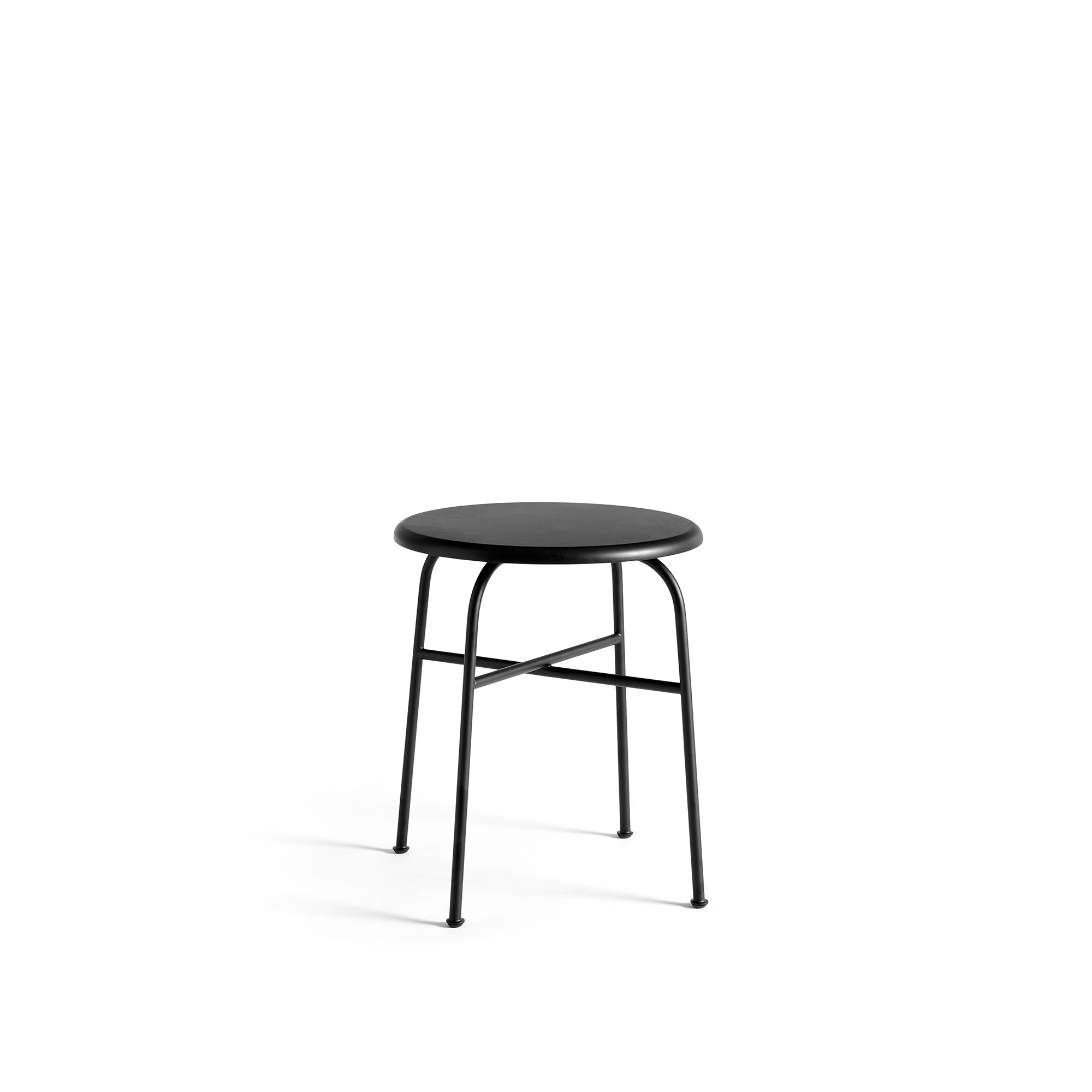 Audo Copenhagen - Afteroom Stool - Sittpallar - Afteroom - Svart - Metall/Trä