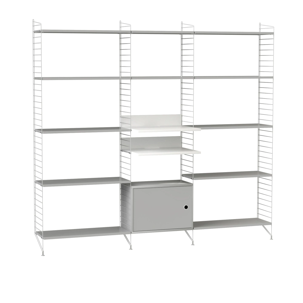 String - String Vardagsrum Q Grå - Hyllsystem - Nils Strinning - Grå