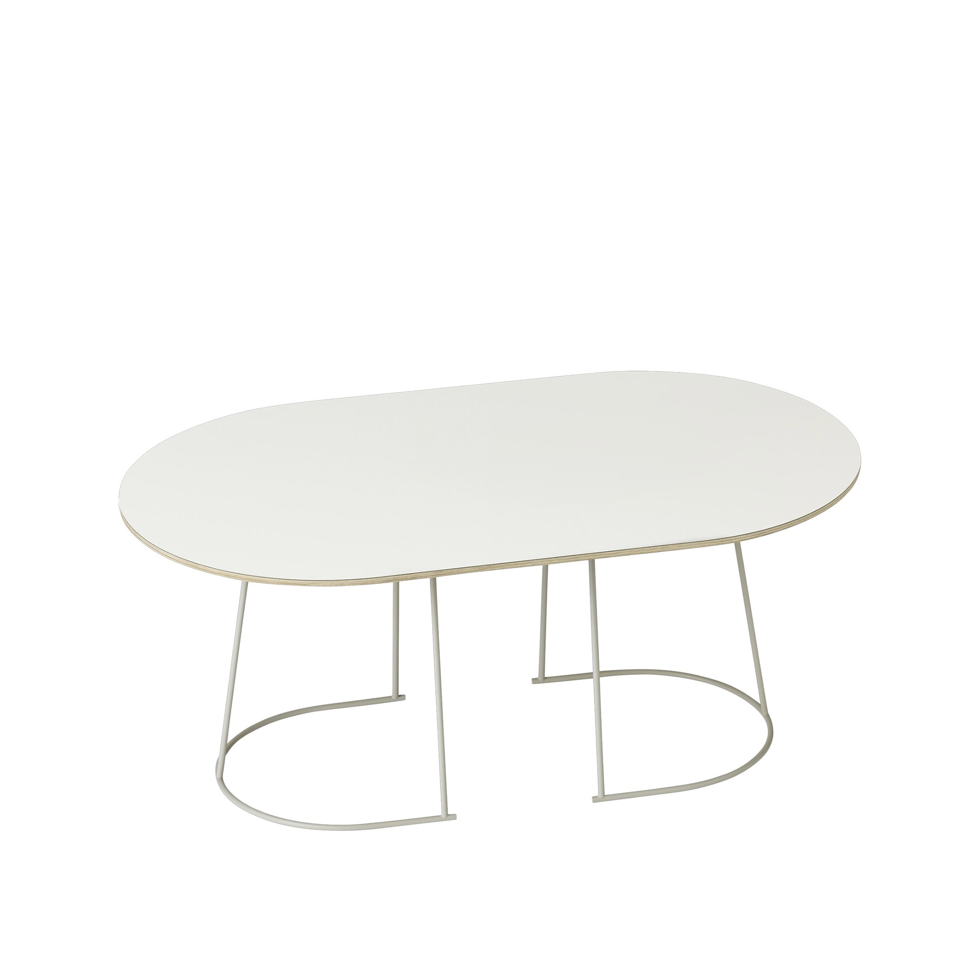 Muuto - Airy Coffee Table Medium Off-white - Nanolaminate - Soffbord - Cecilie Manz