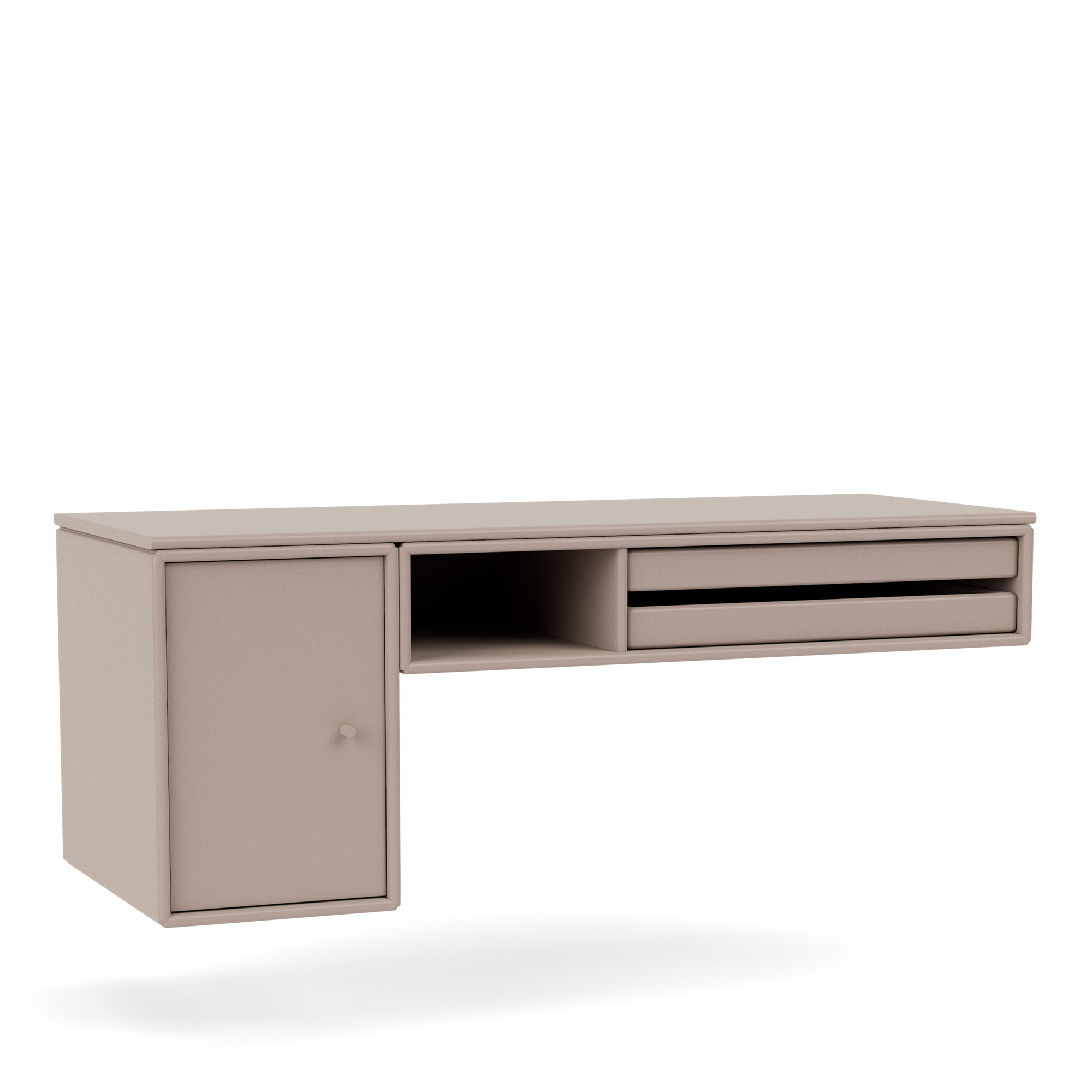 montana - bureau work desk - mushroom - skrivbord - peter j. lassen - beige - mdf