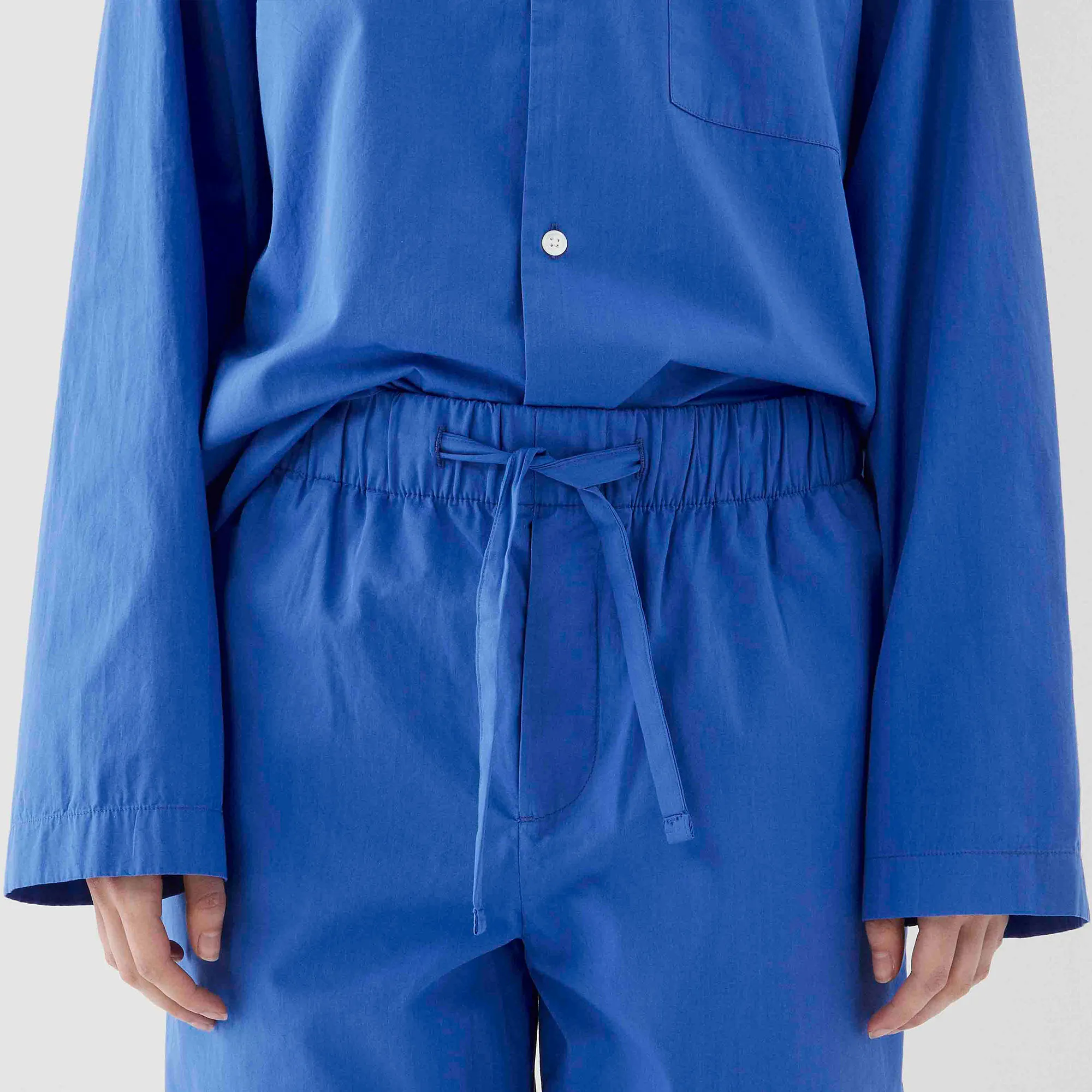 Poplin Sleepwear Pants Royal Blue