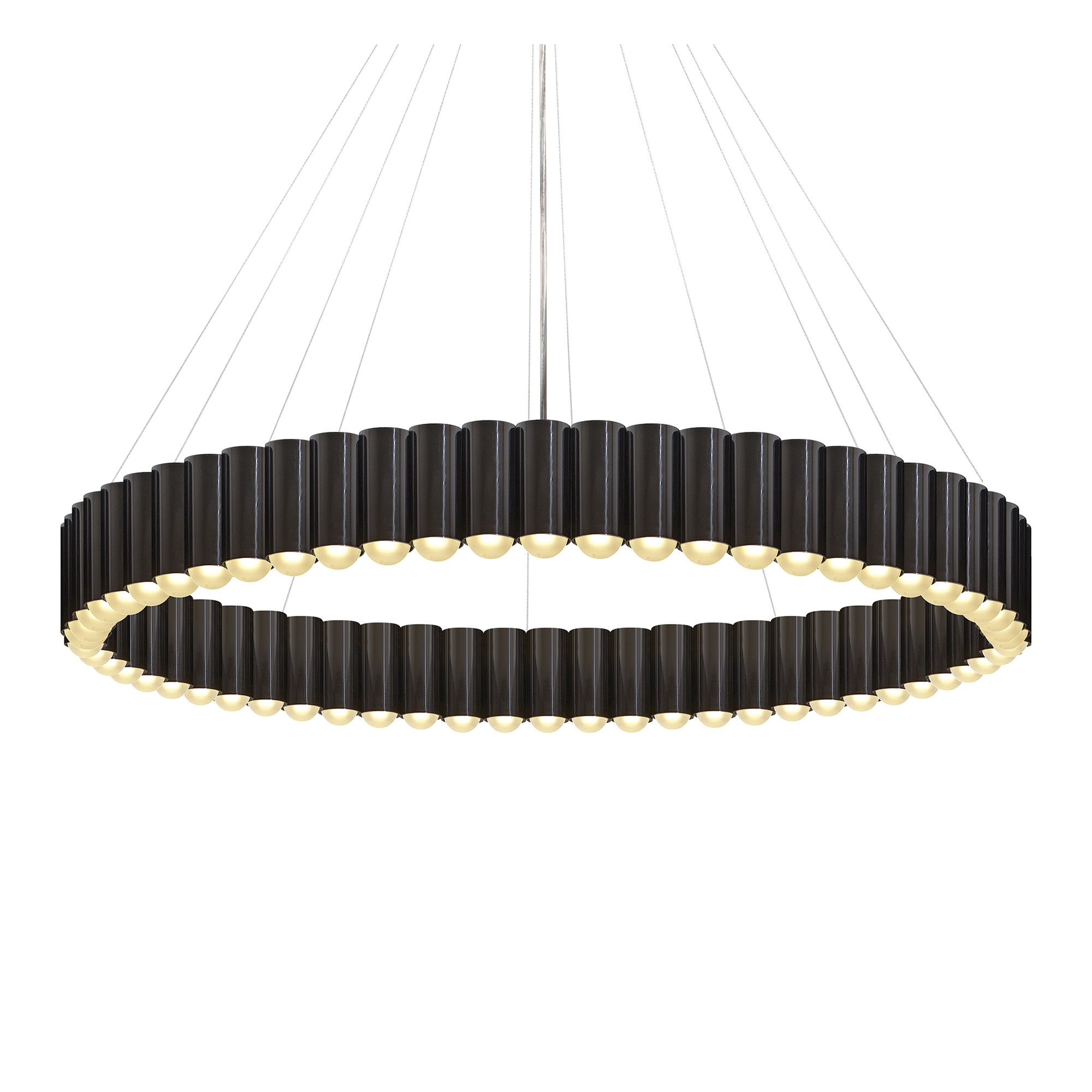 Lee Broom - Carousel XL, Polerad Gunmetal - Takkronor - Grå | Belysning - Taklampor - Takkronor | Möbelexperten