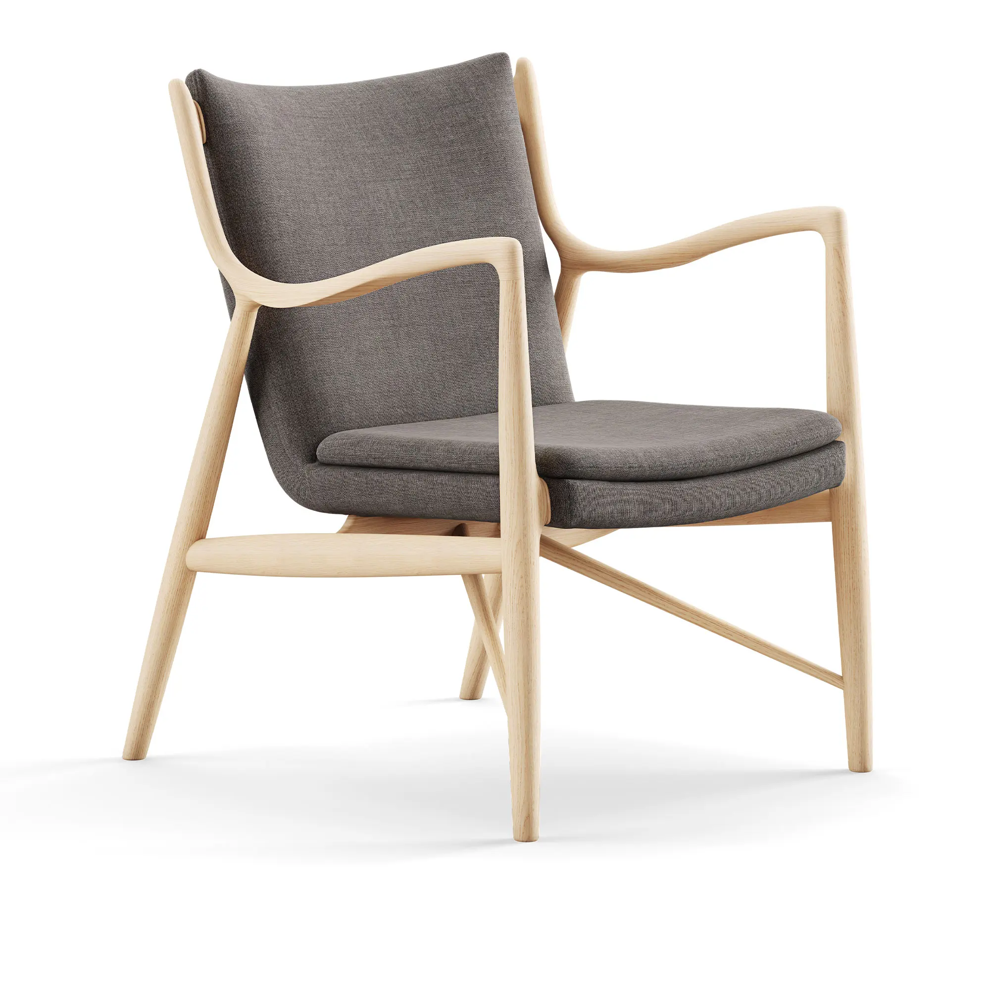45 fåtölj Clear oiled oak