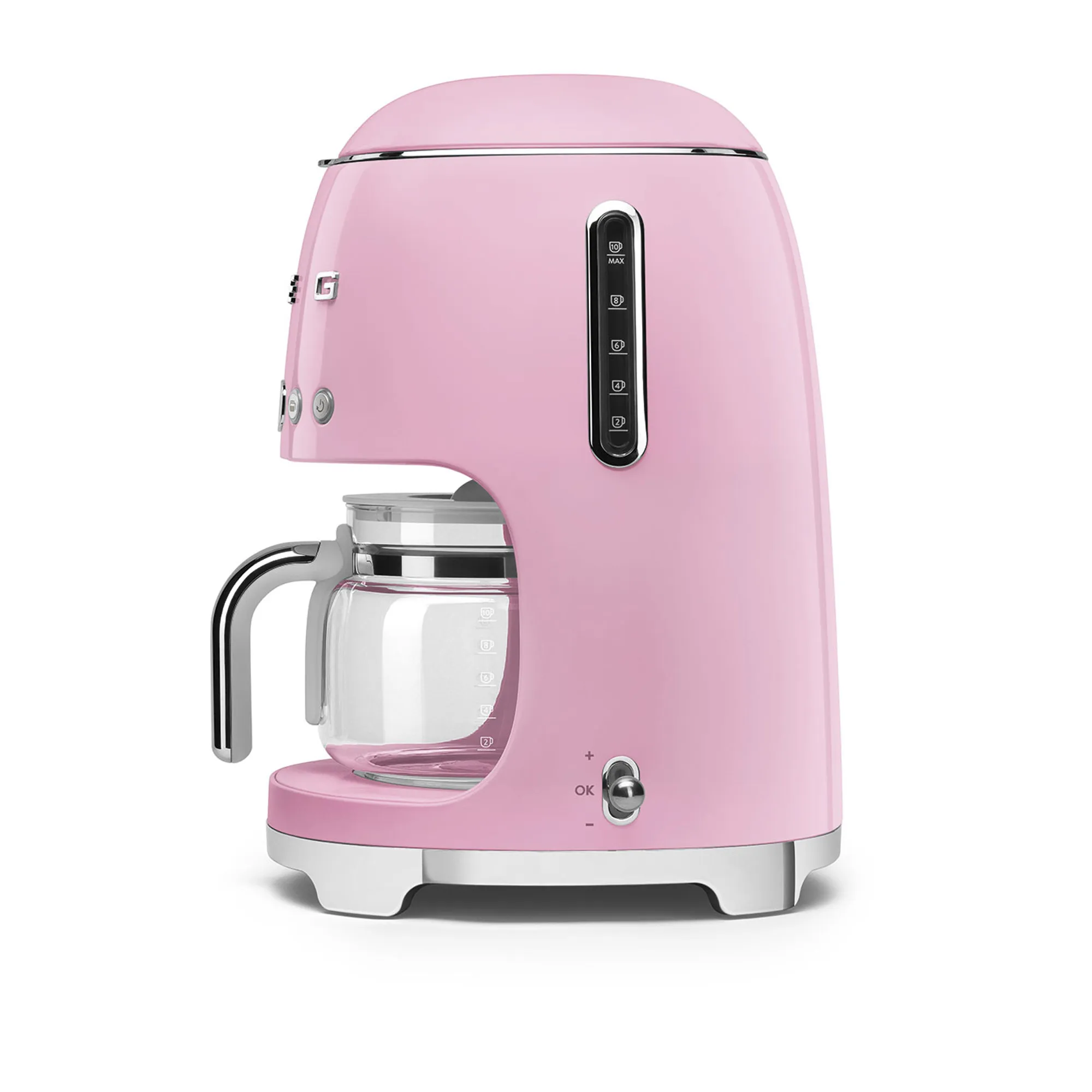 Smeg Drip Coffee Machine Pink