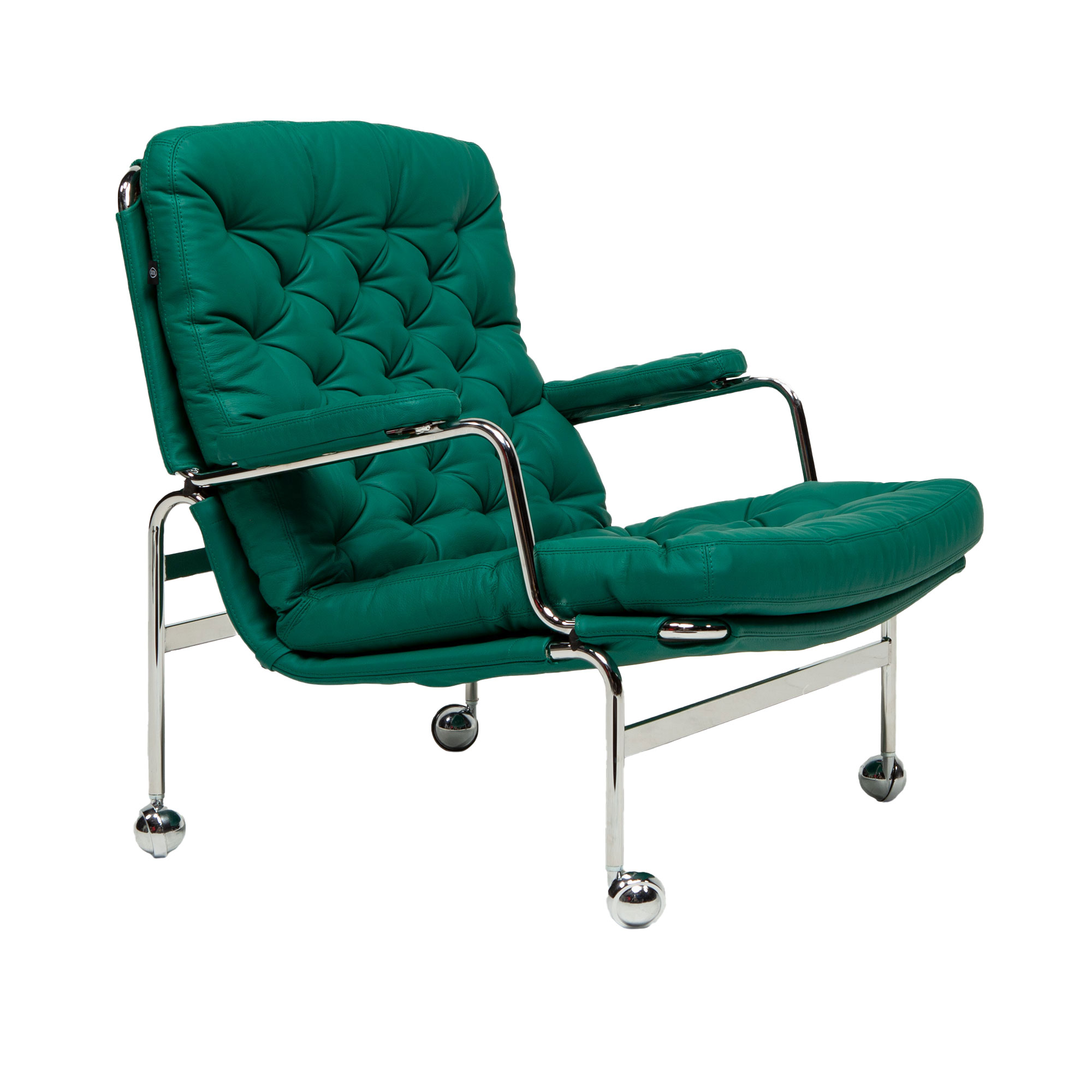 DUX - Karin 73 Nordiska Galleriet Limited Edition Green - Fåtöljer - Bruno Mathsson - Grön - Läder/Metall