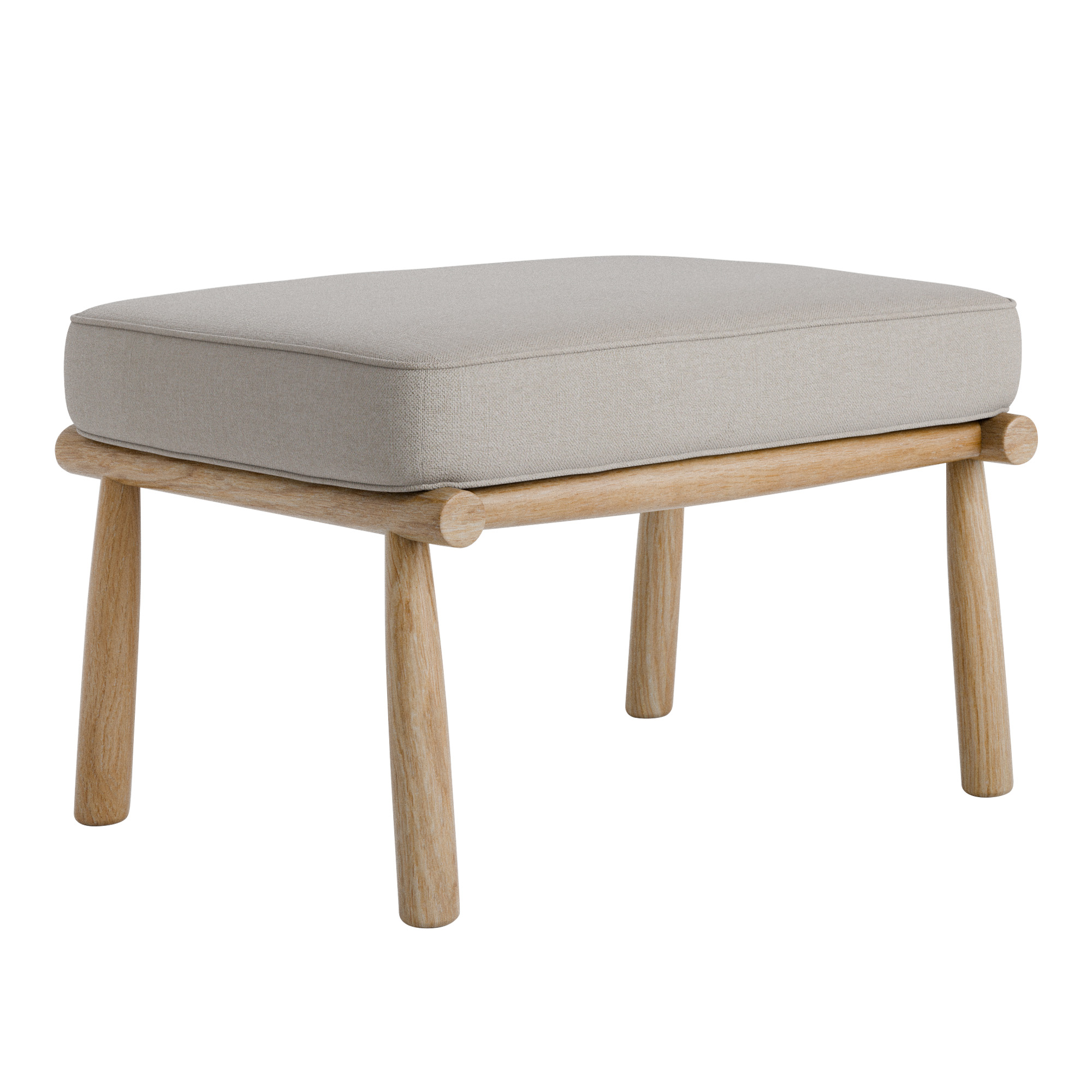 DUX - Domus Footstool, Prisgrupp 2 Linara, 2494/438 Mushroom - Fotpallar - Alf Svensson - Träfärgad - Trä/Skum