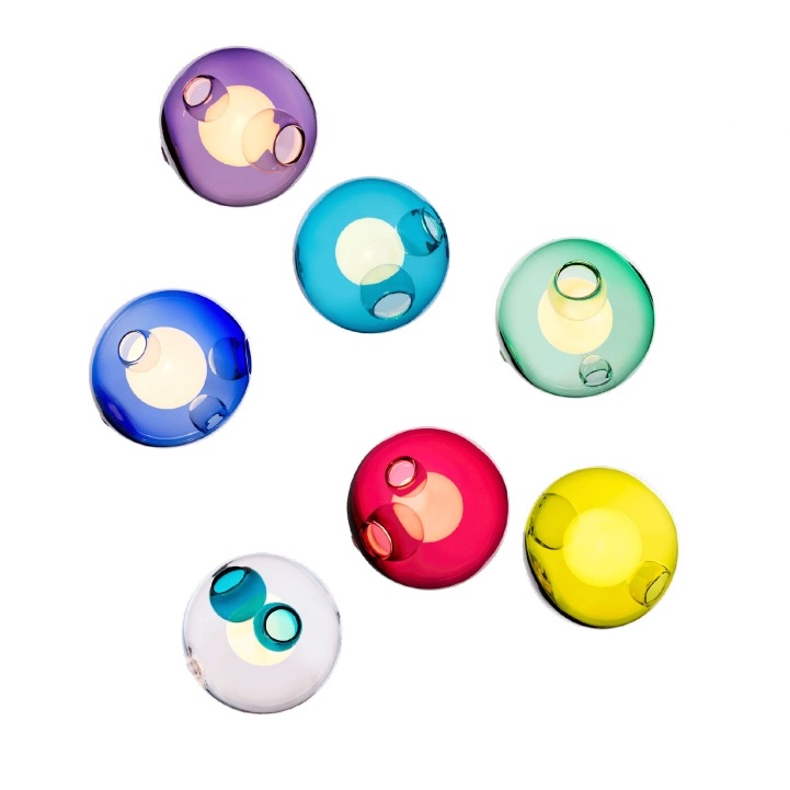 Bocci - 28.7 Random, Multi - 18 Xenon - Pendellampor - Omer Arbel - Flerfärgad