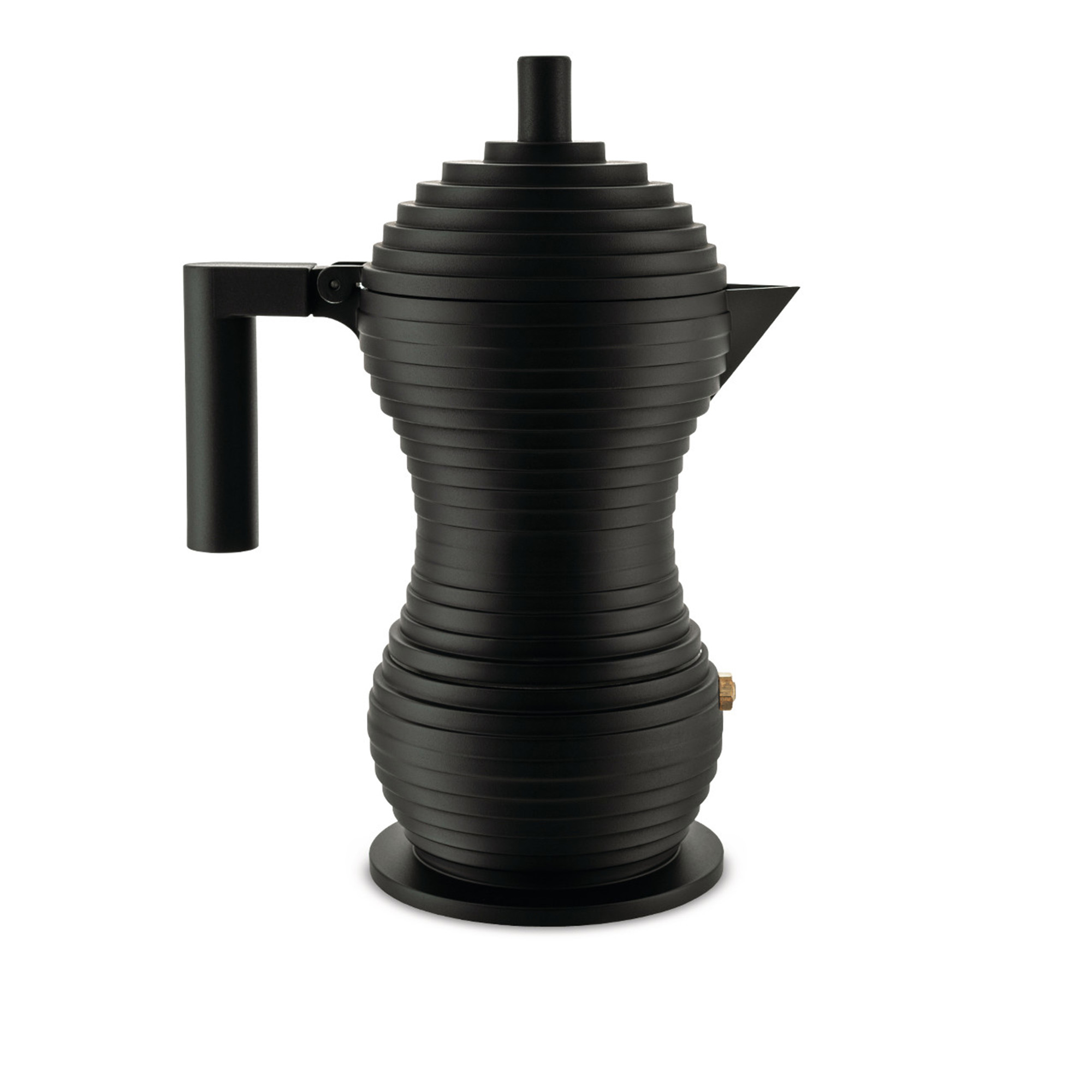 Alessi - Pulcina Coffee maker Black - 6 cups MDL02/6 BB - Kaffemaskiner & kaffebryggere - Michele De Lucchi - Metall