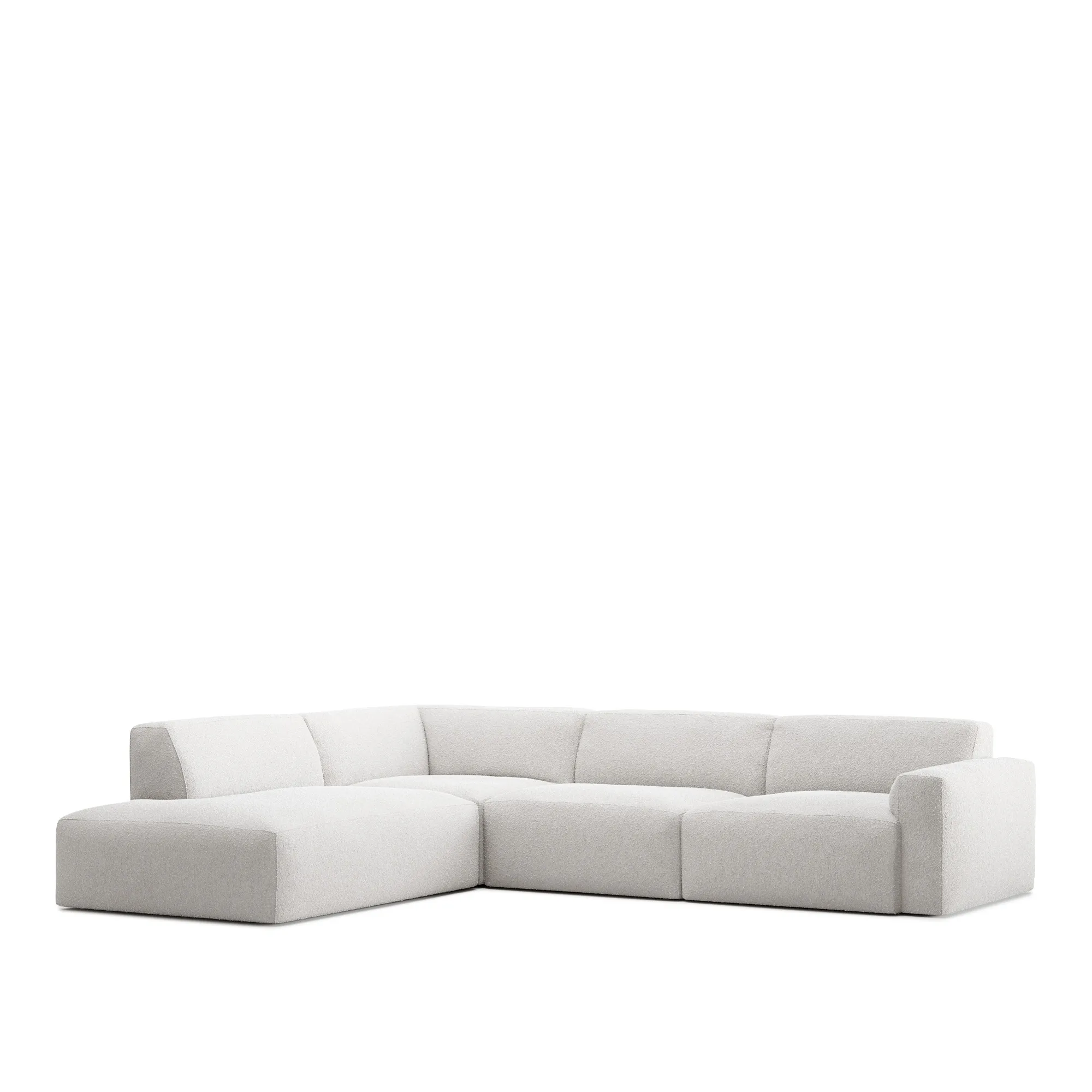 Brick 4-Seater Corner Open End Left