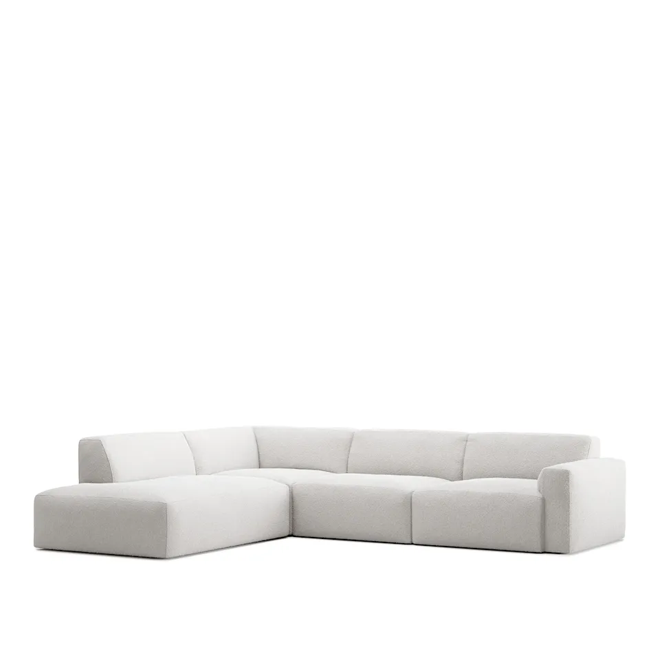 Brick 4-Seater Corner Open End Left