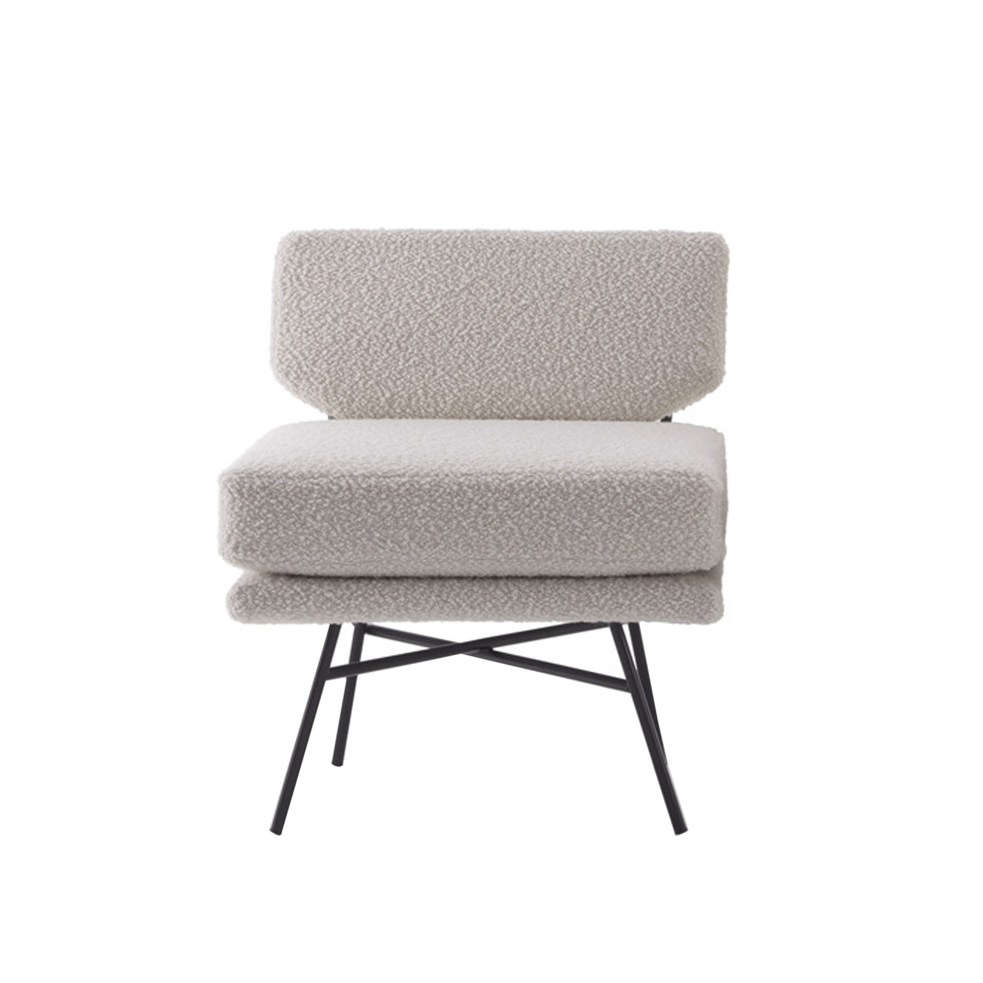 Arflex - Elettra Armchair, Fabric Cat. T5 Vega 100 - Fåtöljer - Mönstrad - Metall/Textilmaterial/Plast