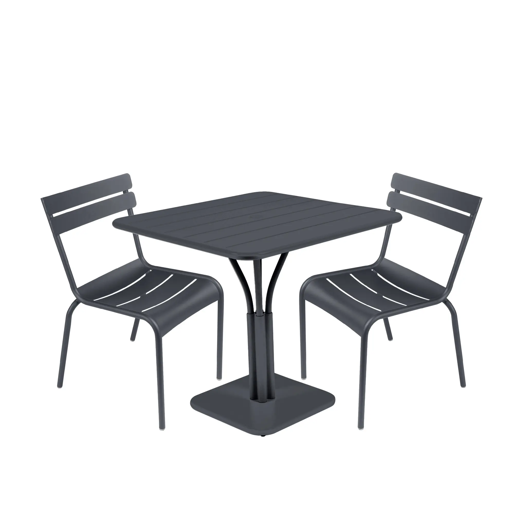 Luxembourg spisegruppe pidestallbord & 2 stoler