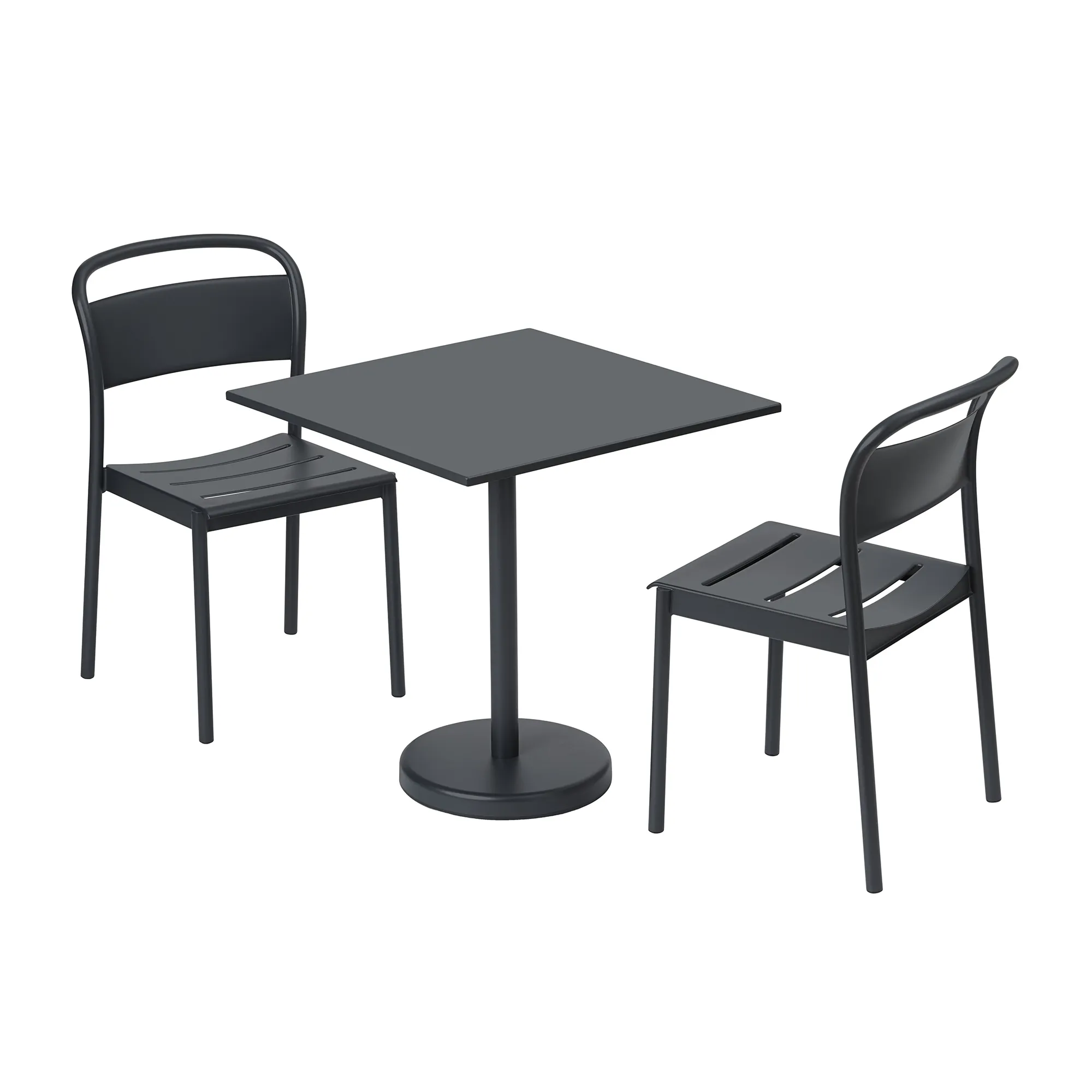 Linear Steel Side Chair