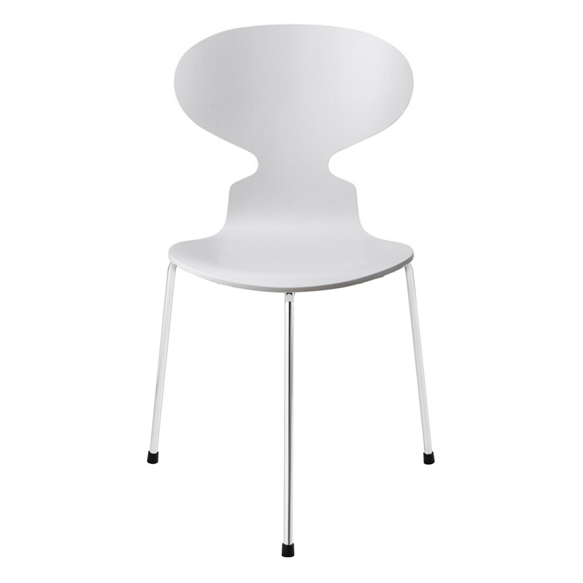Fritz Hansen - Myran 3100 Tre Ben Färg Ask Nine Grey - Matstolar - designer_arne_jacobsen - Grå - Trä