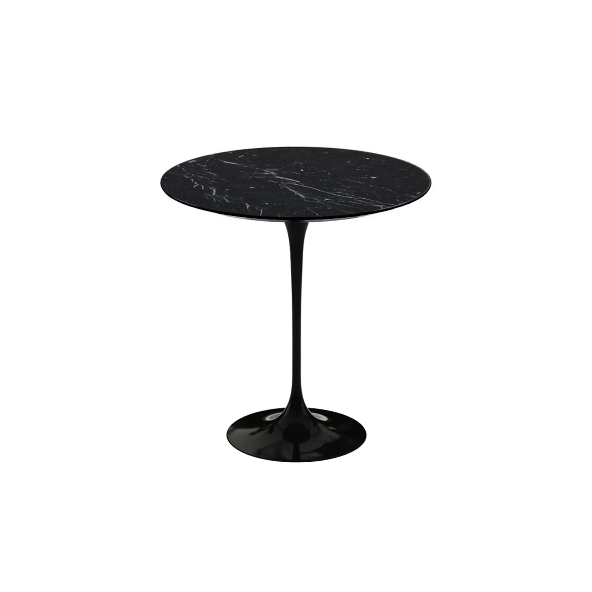 Saarinen Round sidobord Ø 51 cm Black