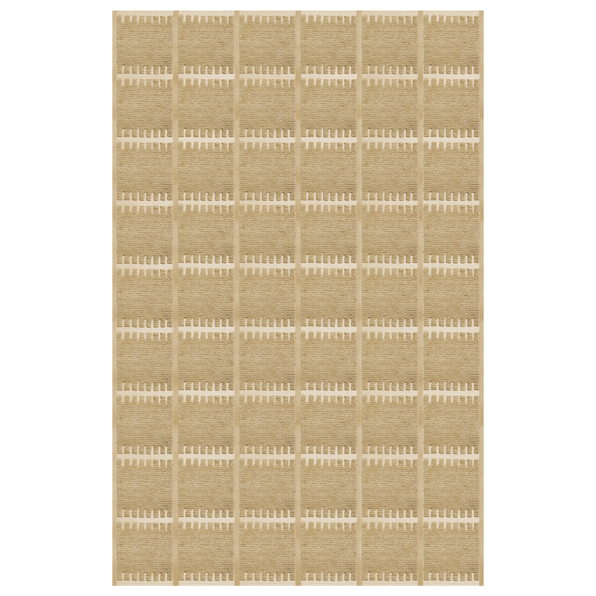 Layered - Swedish Homage Lilly Mustard 180 x 270 - Ullmattor