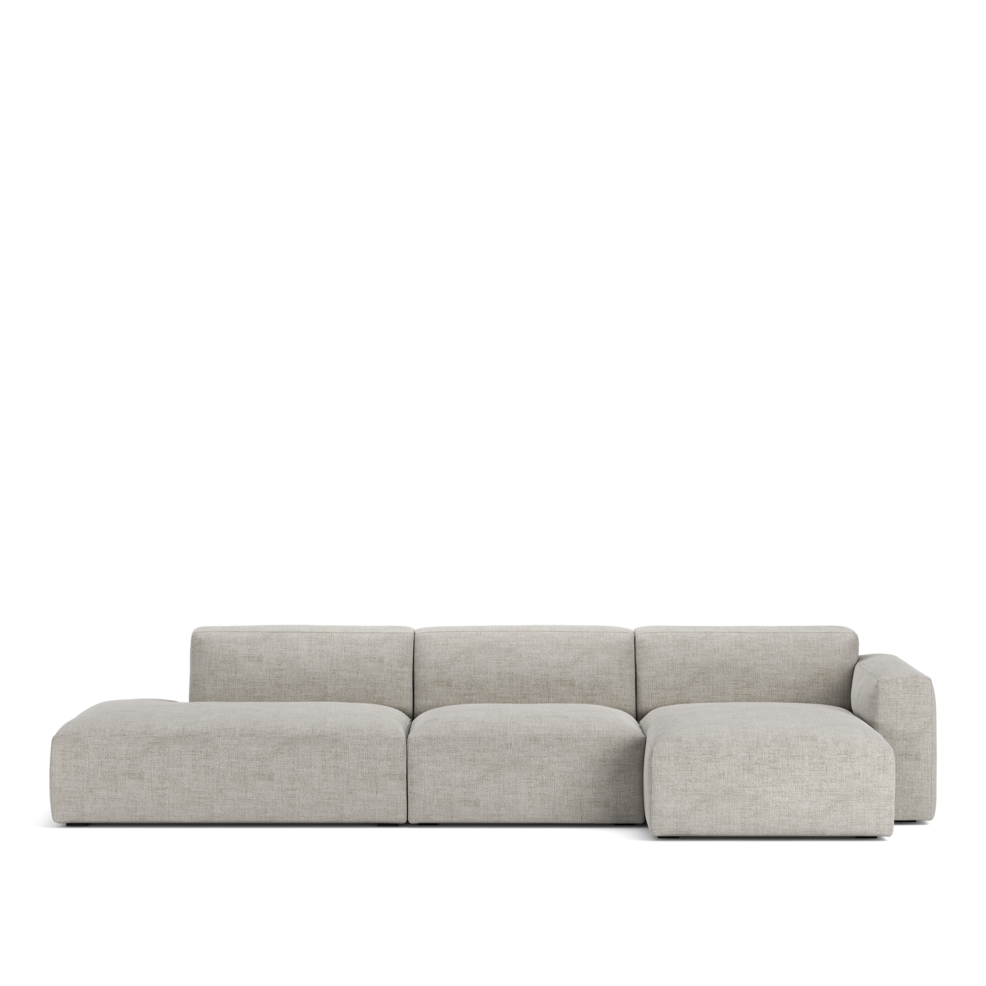 NOGA - Brick 3-Seater Chaise Lounge Open End Left Sienna 103 Fixed Upholstery - Soffor