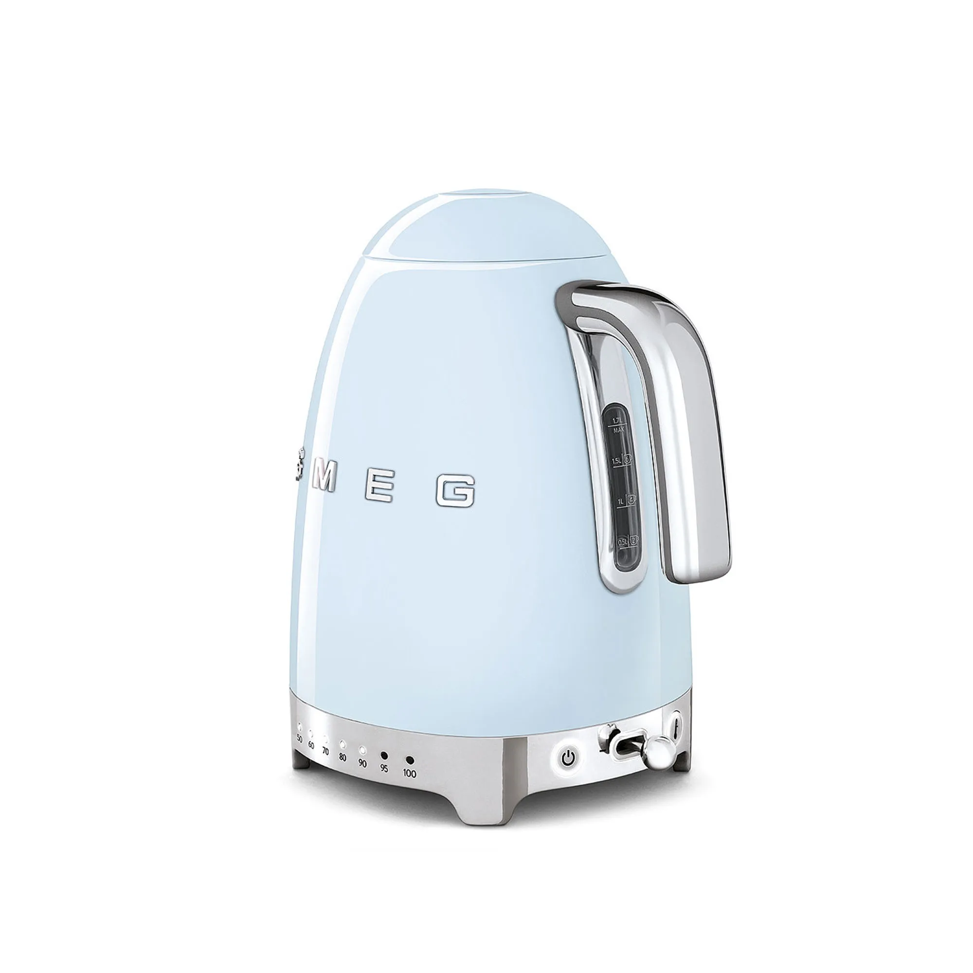 Smeg Kettle 1,7 L Adjustable Temperature Pastel Blue