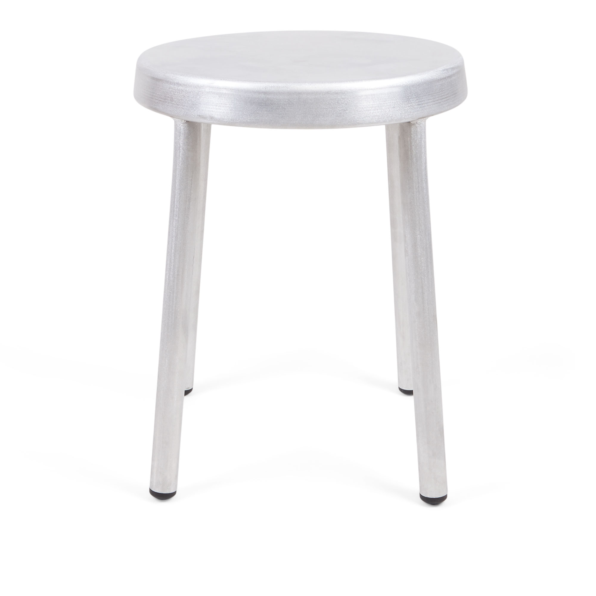 Frama - Tasca sittpall aluminium - Pallar - Pedro Sottomayor - Silver - Metall | Möbler - Stolar Och Pallar - Pallar | Möbelexperten