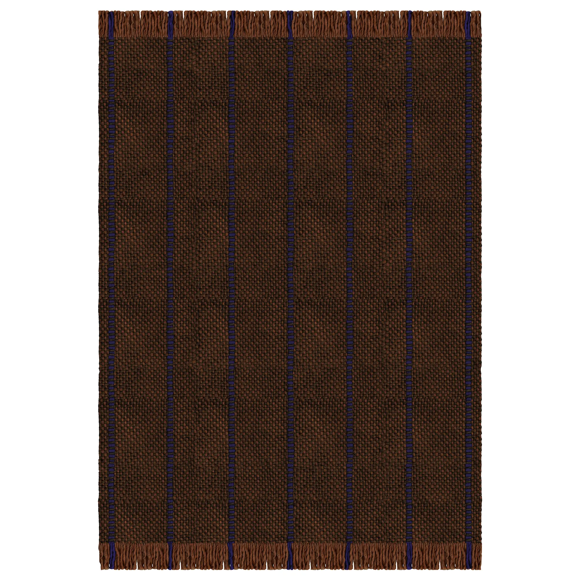 Massproductions Cord Blue Brown ullteppe