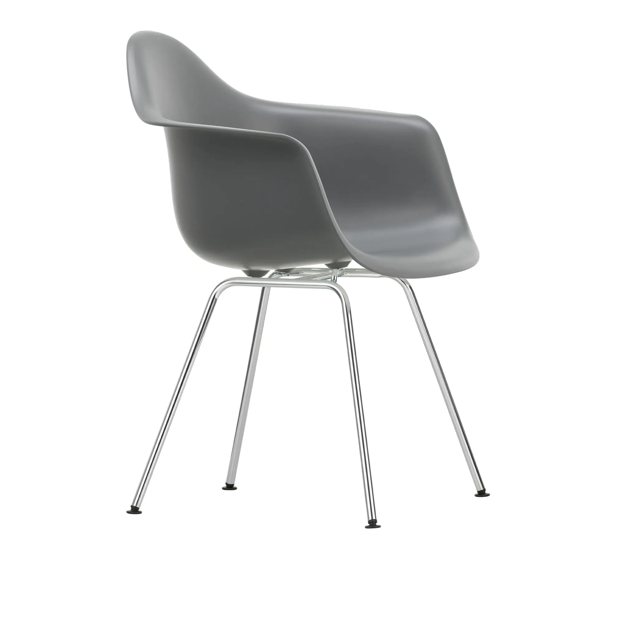 Eames RE Plastic Armchair DAX matstol Chrome