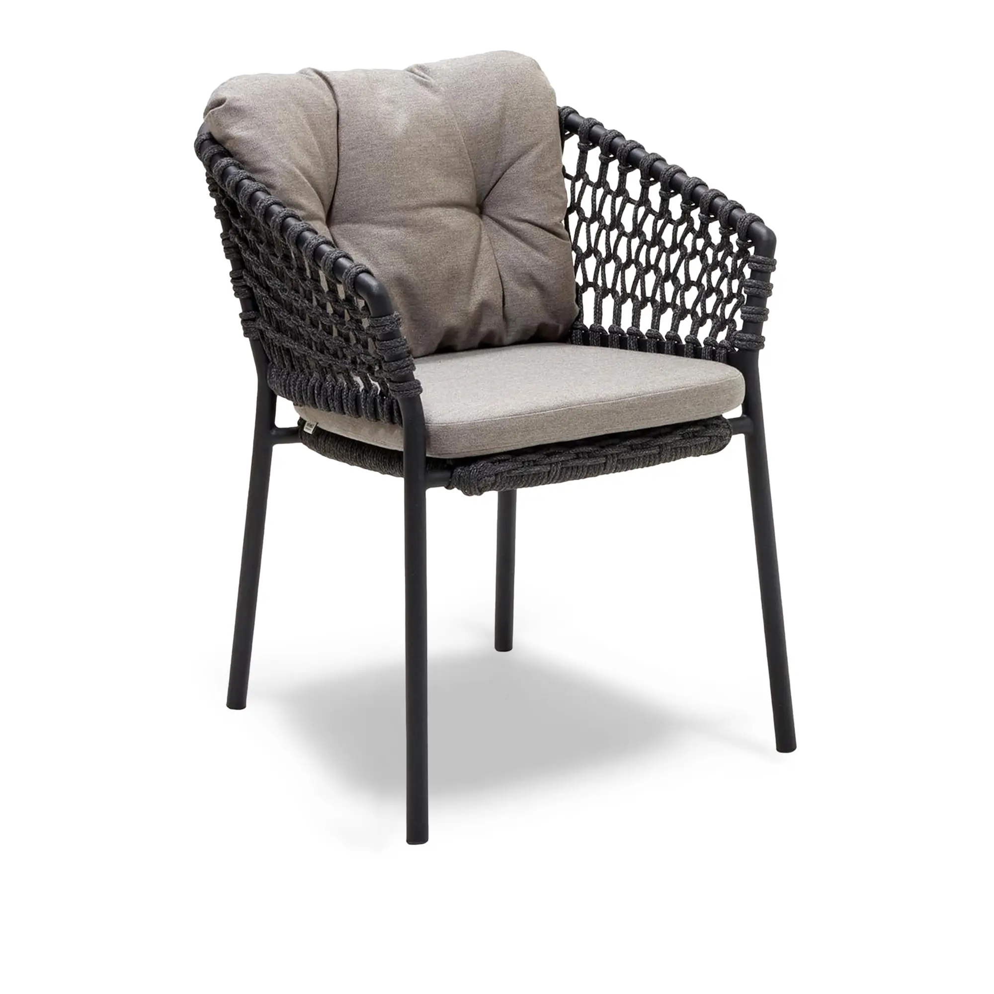 Ocean dining chair – Dark Grey/Taupe