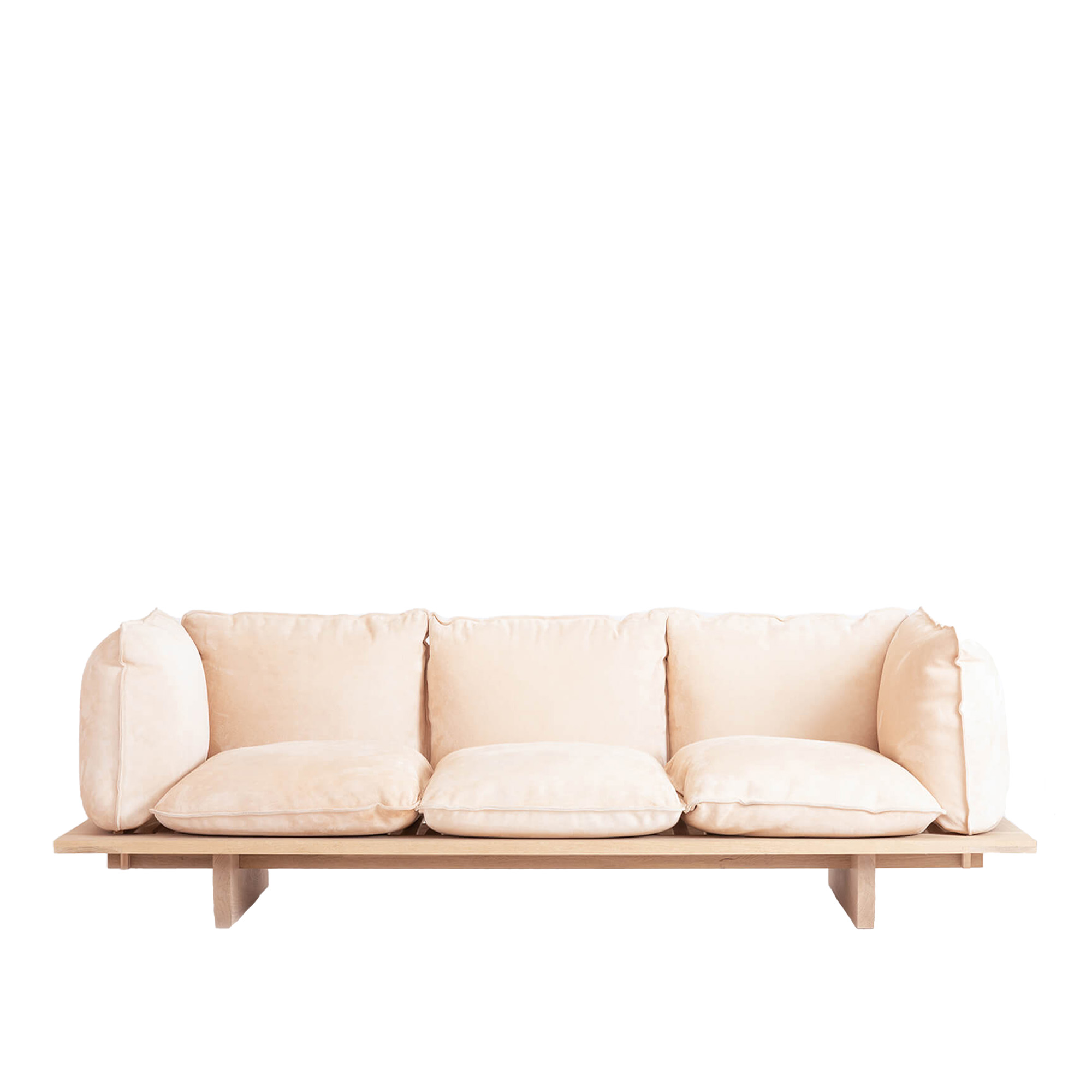 Verk - Soffa V.VP.02, Ek & Spaltläder, Obehandlad - Soffor - Träfärgad | Möbler - Soffor Och Dagbäddar - Soffor | Möbelexperten