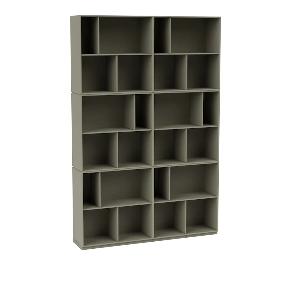 Montana Selection Read Spacious bokhylle sokkel 3 cm