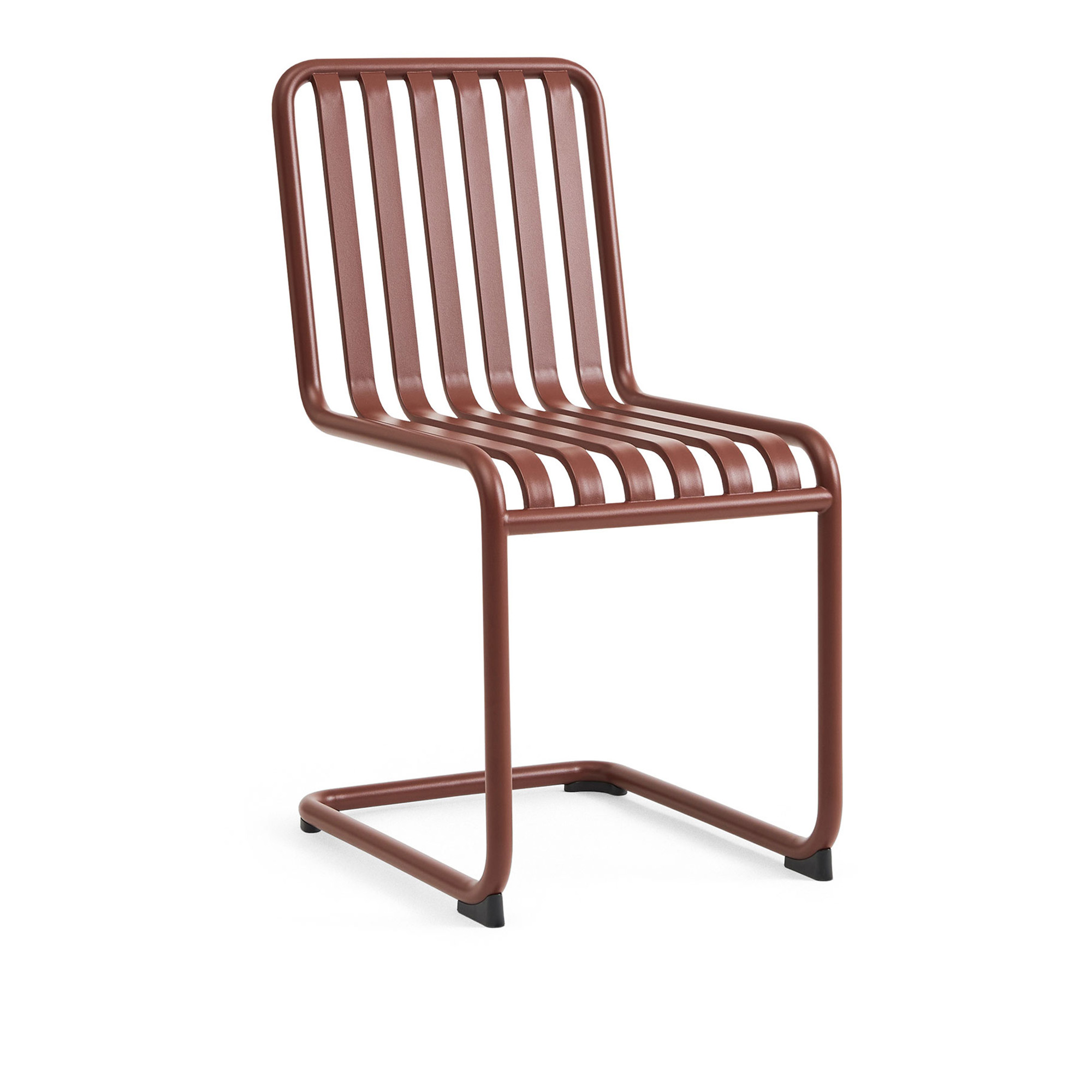 HAY - Palissade Cantilever Chair Iron Red - Matstolar utomhus - Ronan & Erwan Bouroullec - Metall | Utemöbler - Utestolar - Matstolar Utomhus | Möbelexperten