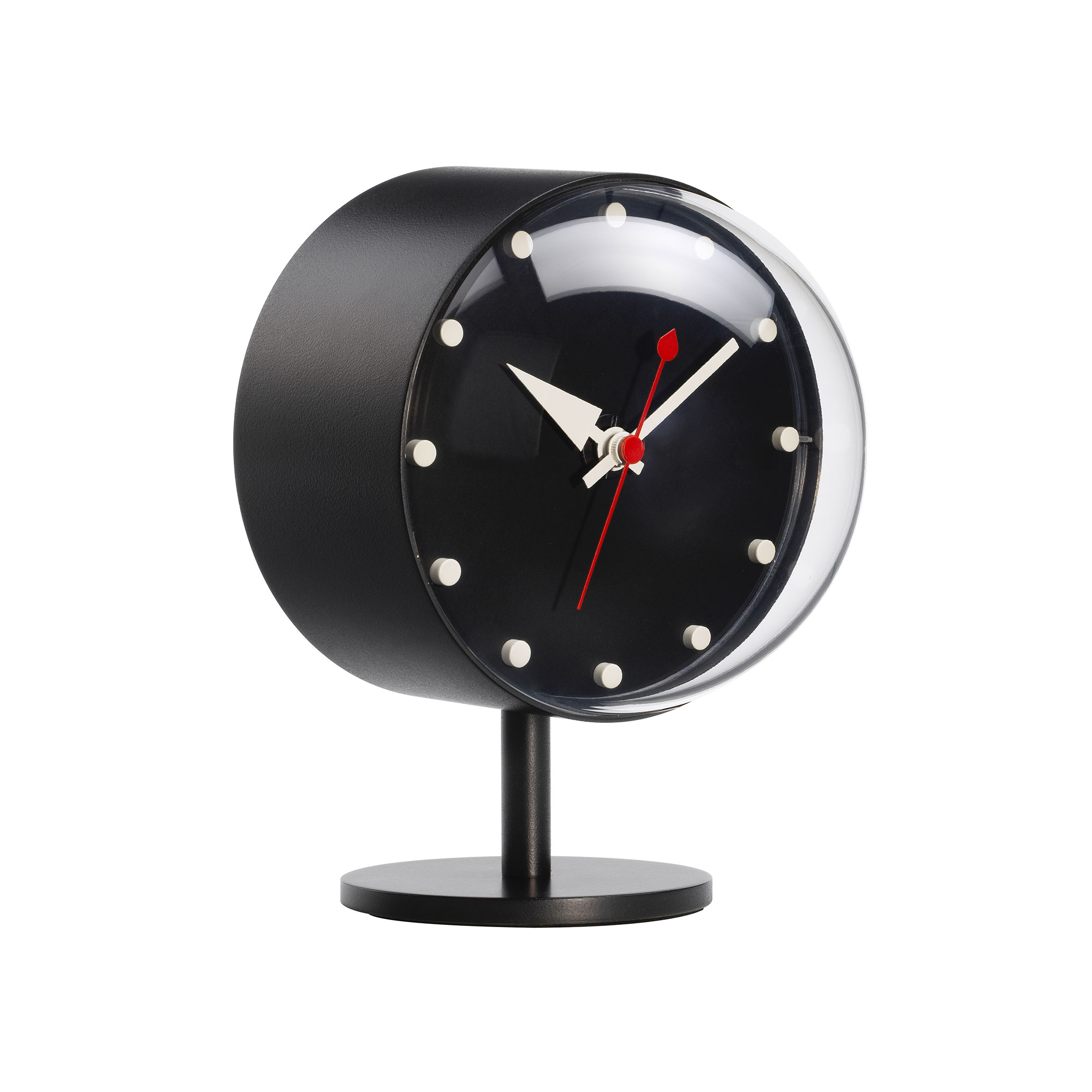 Vitra - Night Clock Black - Klockor - George Nelson - Svart