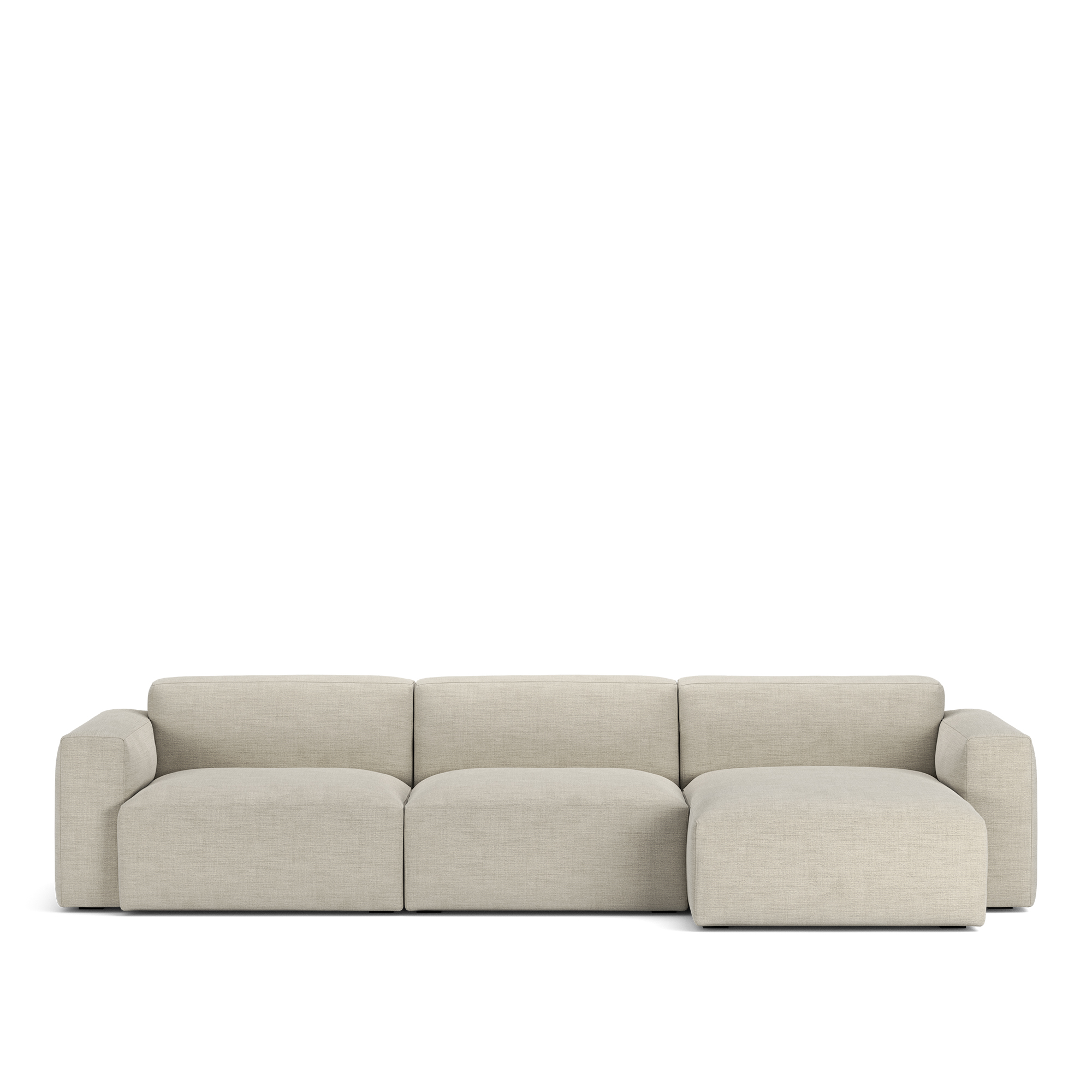 NOGA - Brick 3-Seater Chaise Lounge Right Sienna 102 Fixed Upholstery - Soffor